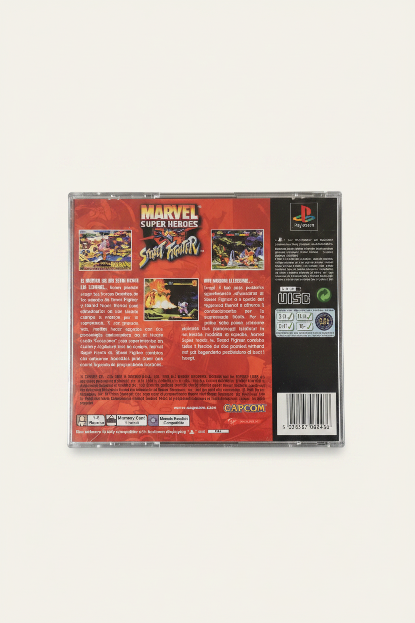 Marvel Super Heroes vs. Street Fighter Playstation 1 PAL ita multi