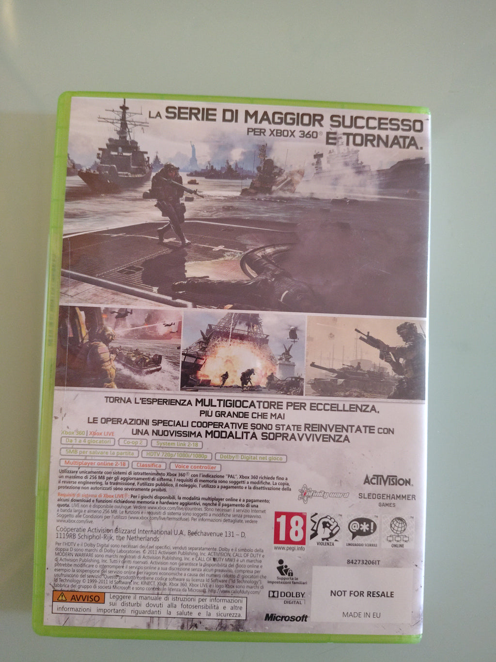 Call of duty mw3 PAL ita
