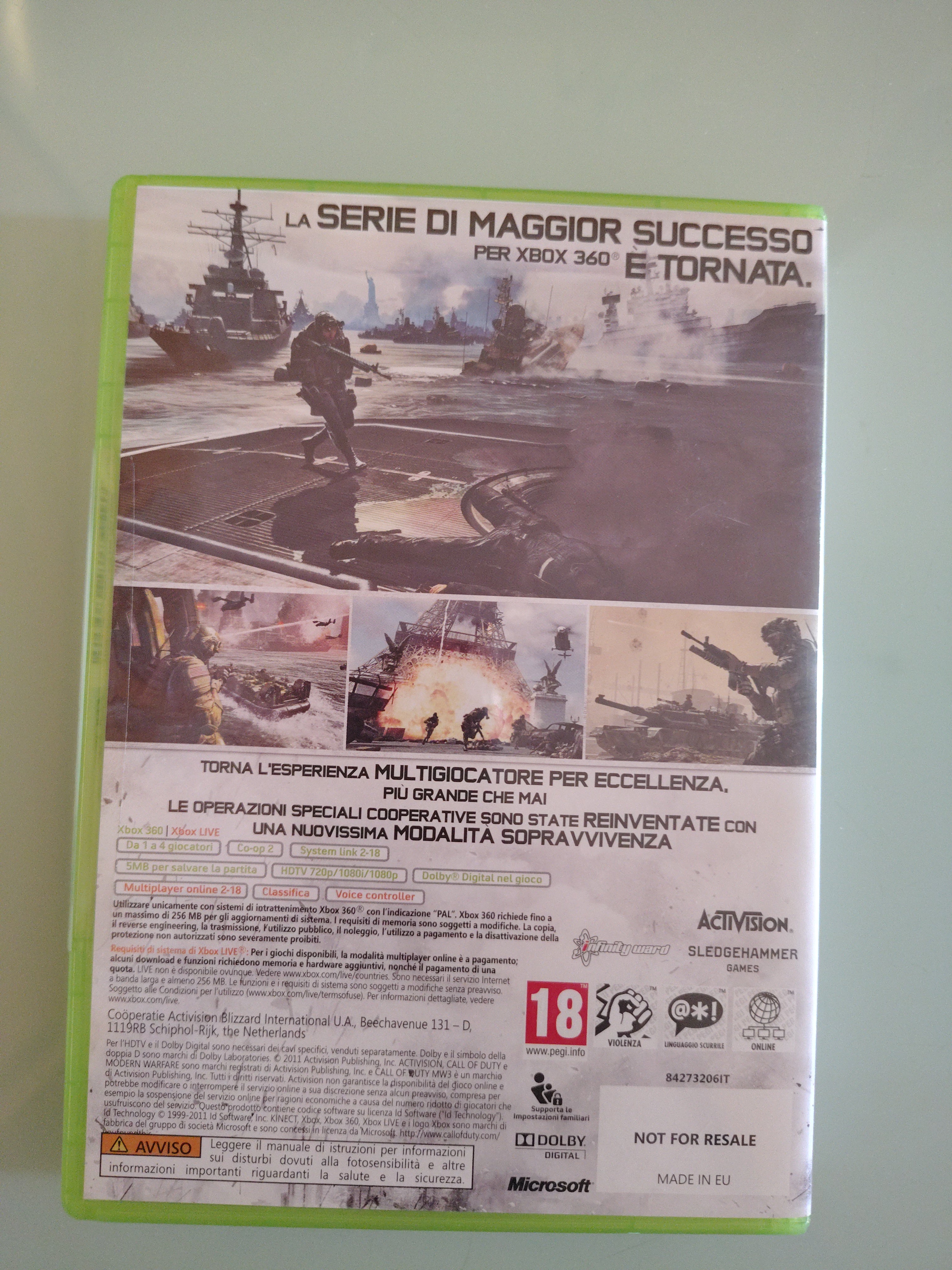 Call of duty mw3 PAL ita