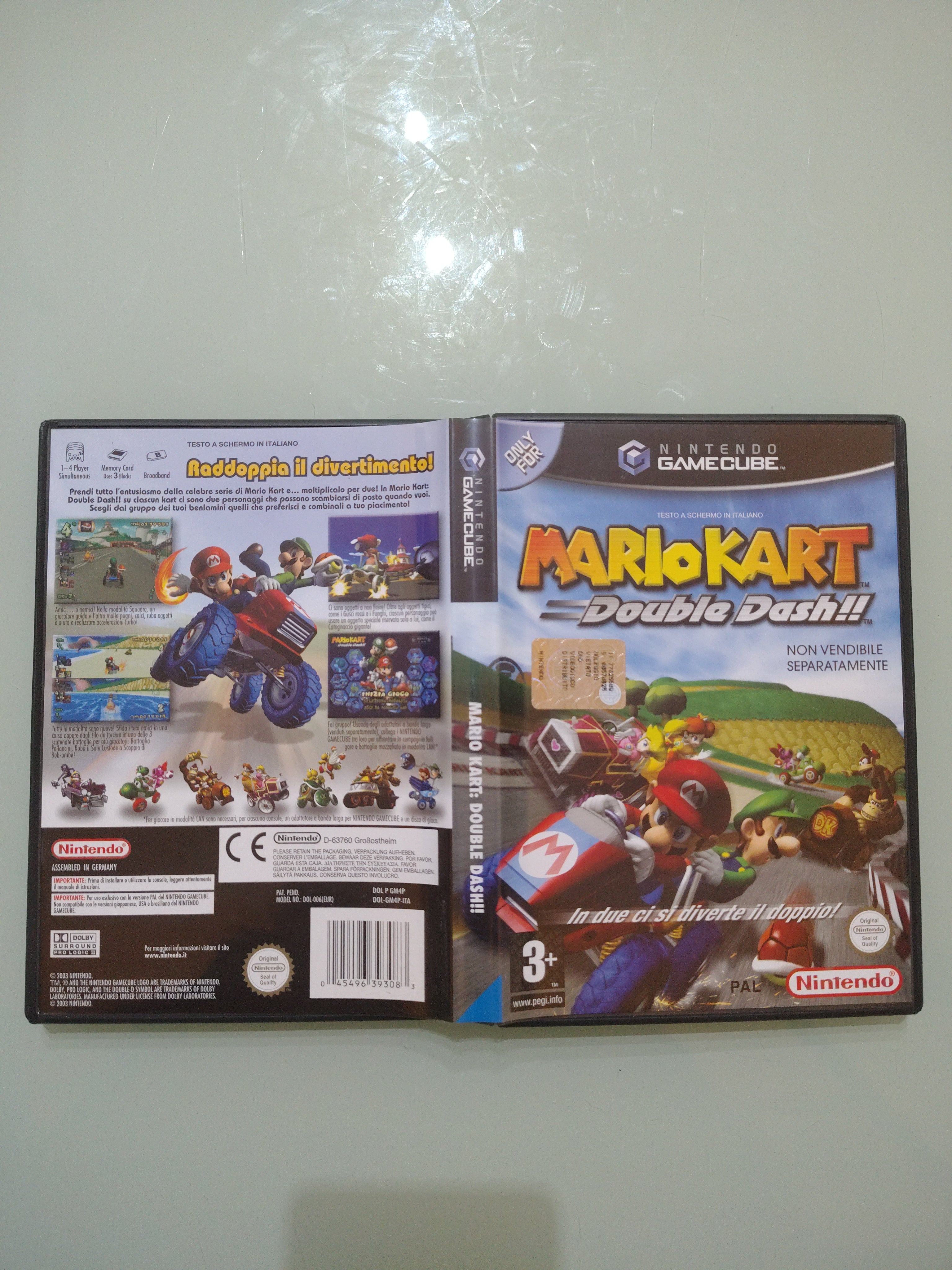 NINTENDO GAMECUBE MARIO KART DOUBLE DASH ITALIANO..