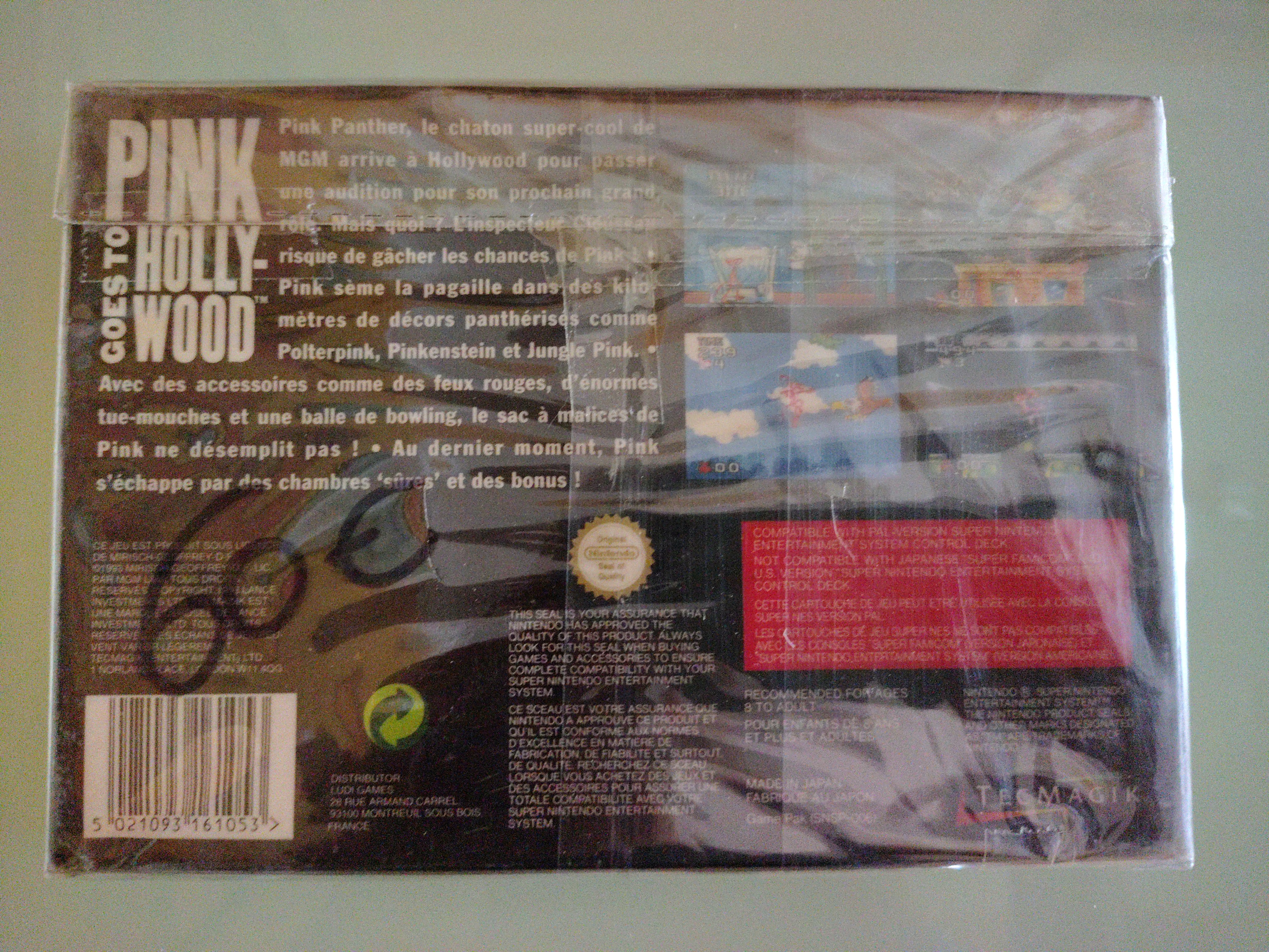 Pink Goes To Hollywood Tecmagik completo SNES