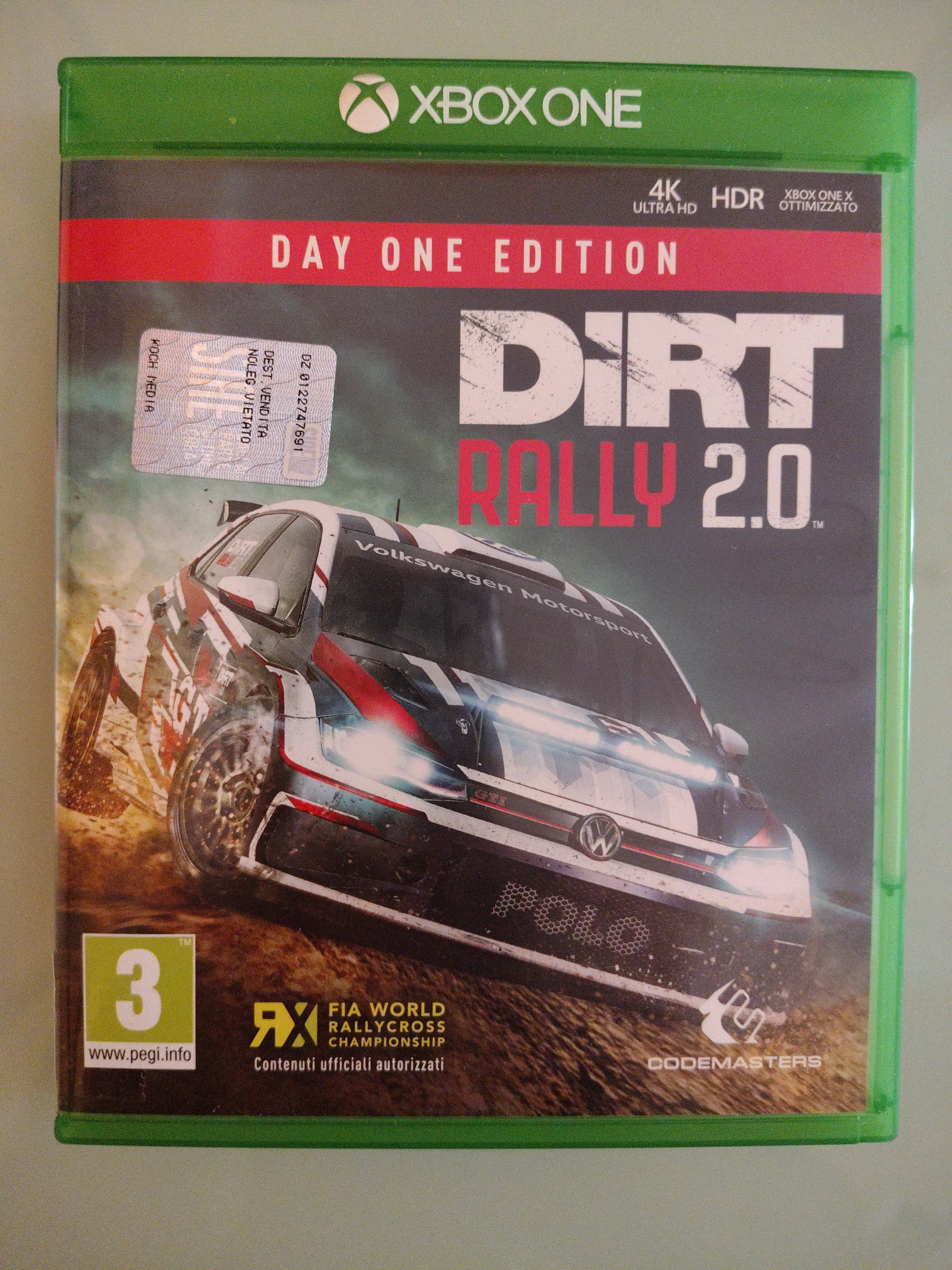 DIRT RALLY 2.0 XBOX ONE USATO CODEMASTERS