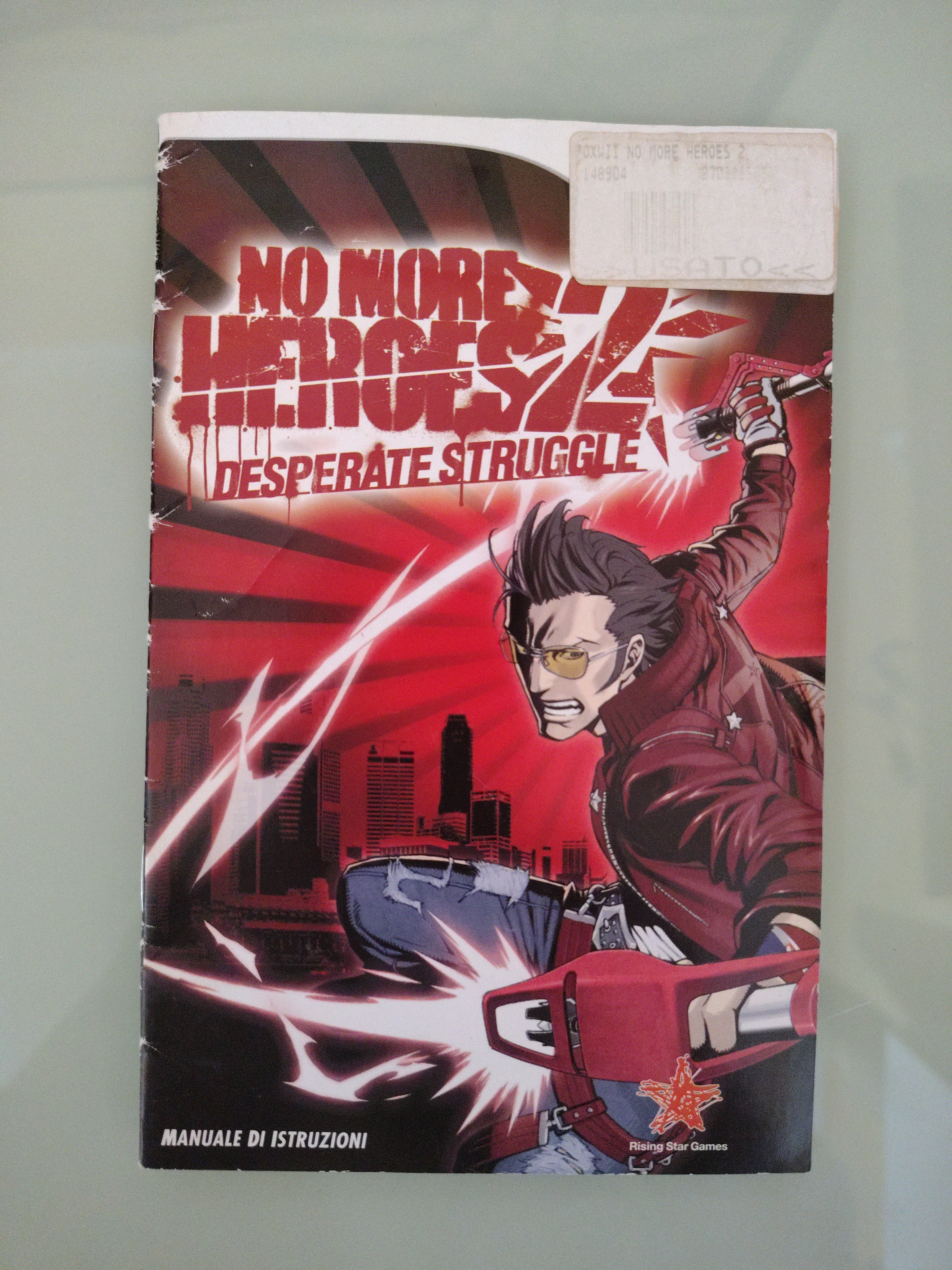 No More Heroes 2   Desperate Struggle (Wii) ( manuale ita )
