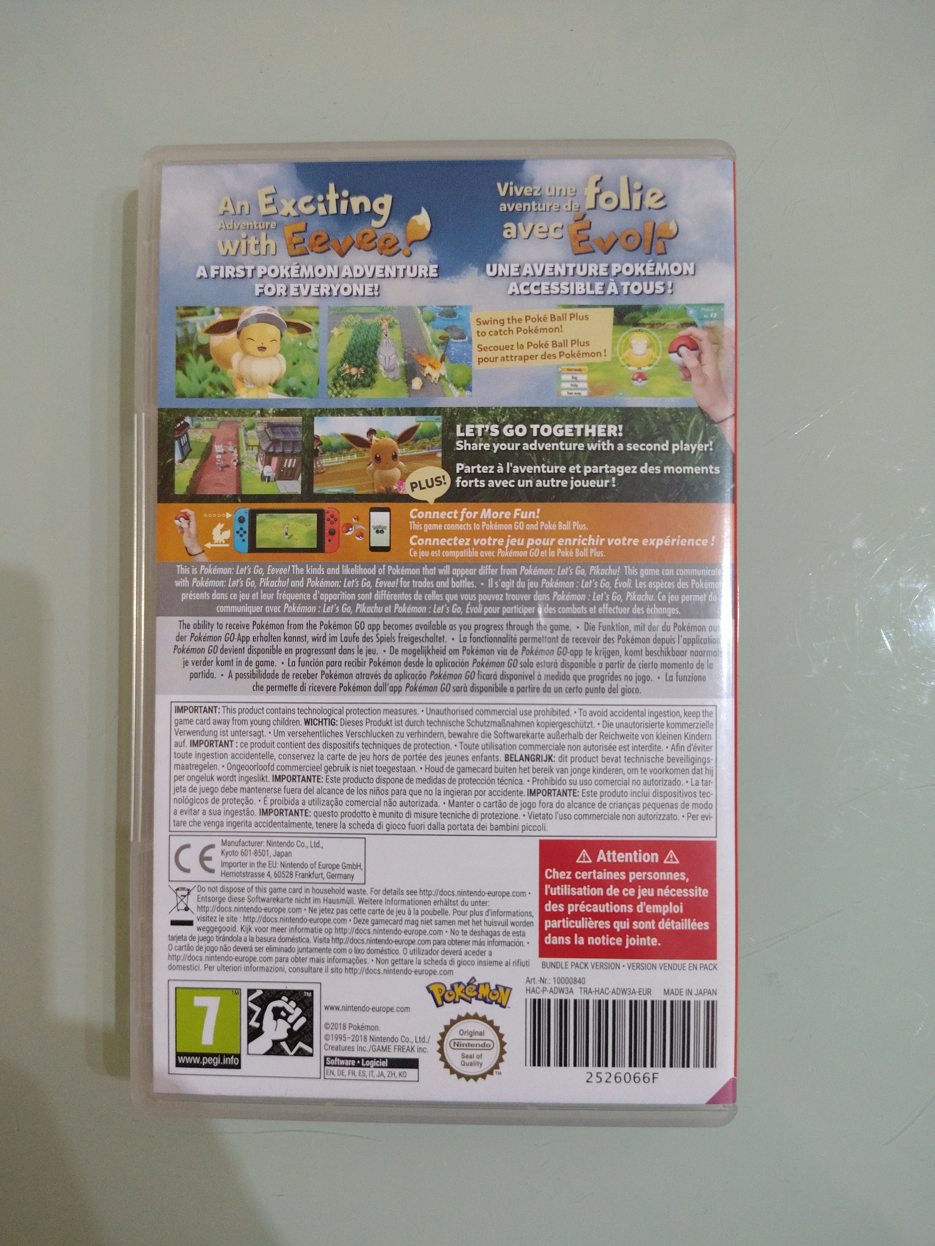 Pokemon Let's Go Eevee  Nintendo Switch multilingua