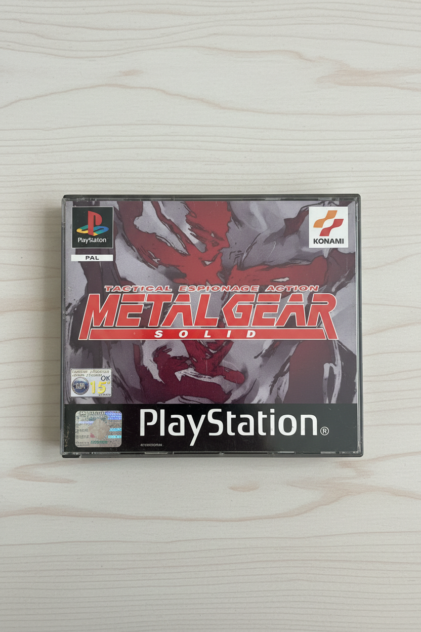 METAL GEAR SOLID PLAYSTATION 1 PS1 PAL ITALIANO con MANUALI