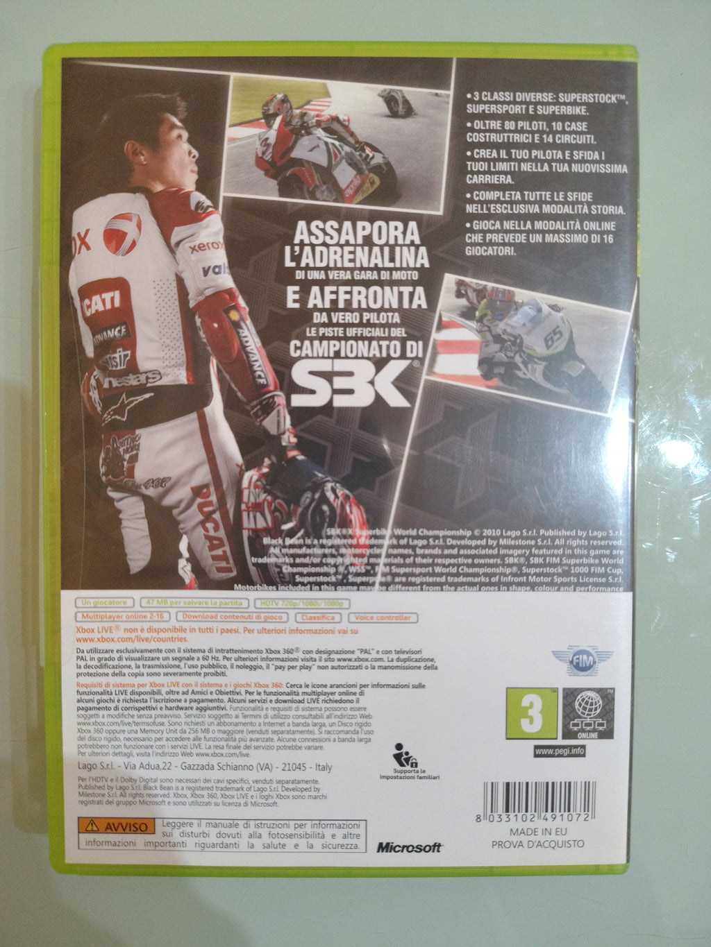 SBK X - Superbike World Championship [XBOX 360] [ITA]