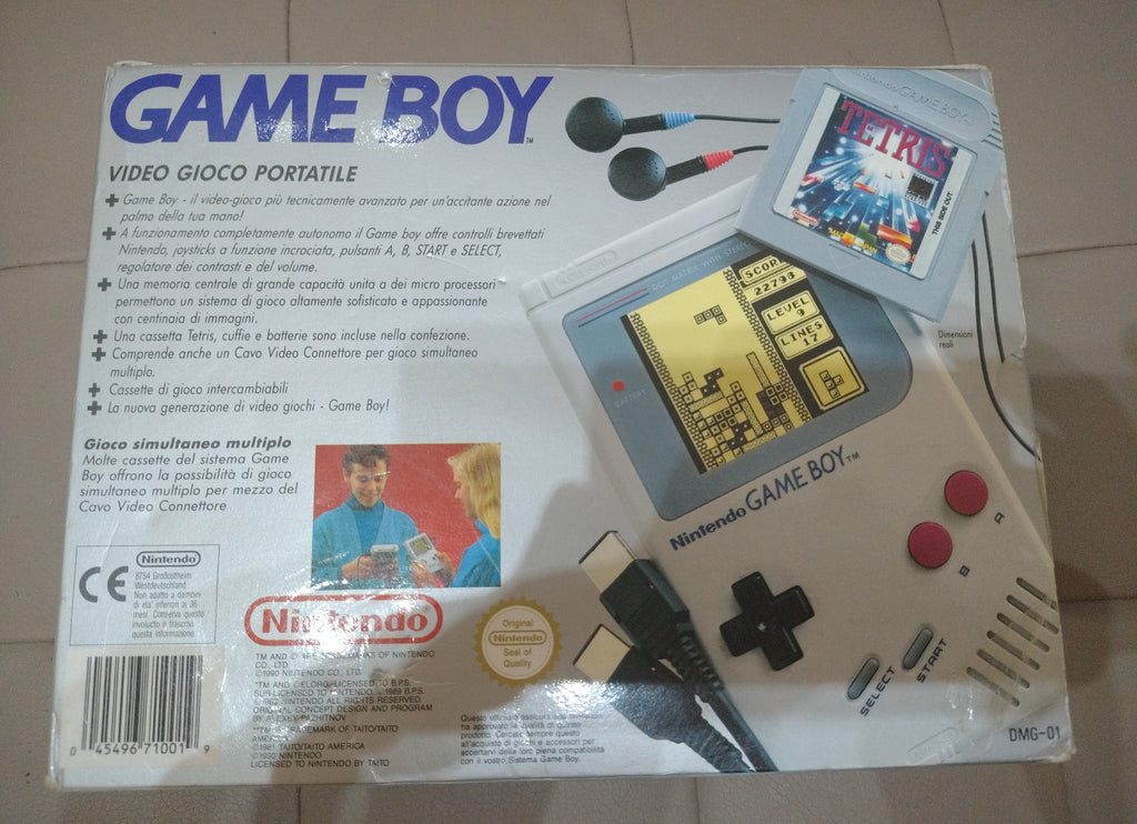 # Nintendo Gameboy Original DMG-01 scatola originale  + TETRIS ( PORTAITLE) LEGGERE