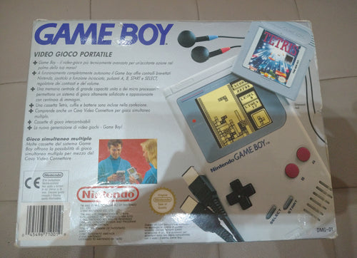 # Nintendo Gameboy Original DMG-01 scatola originale  + TETRIS ( PORTAITLE) LEGGERE