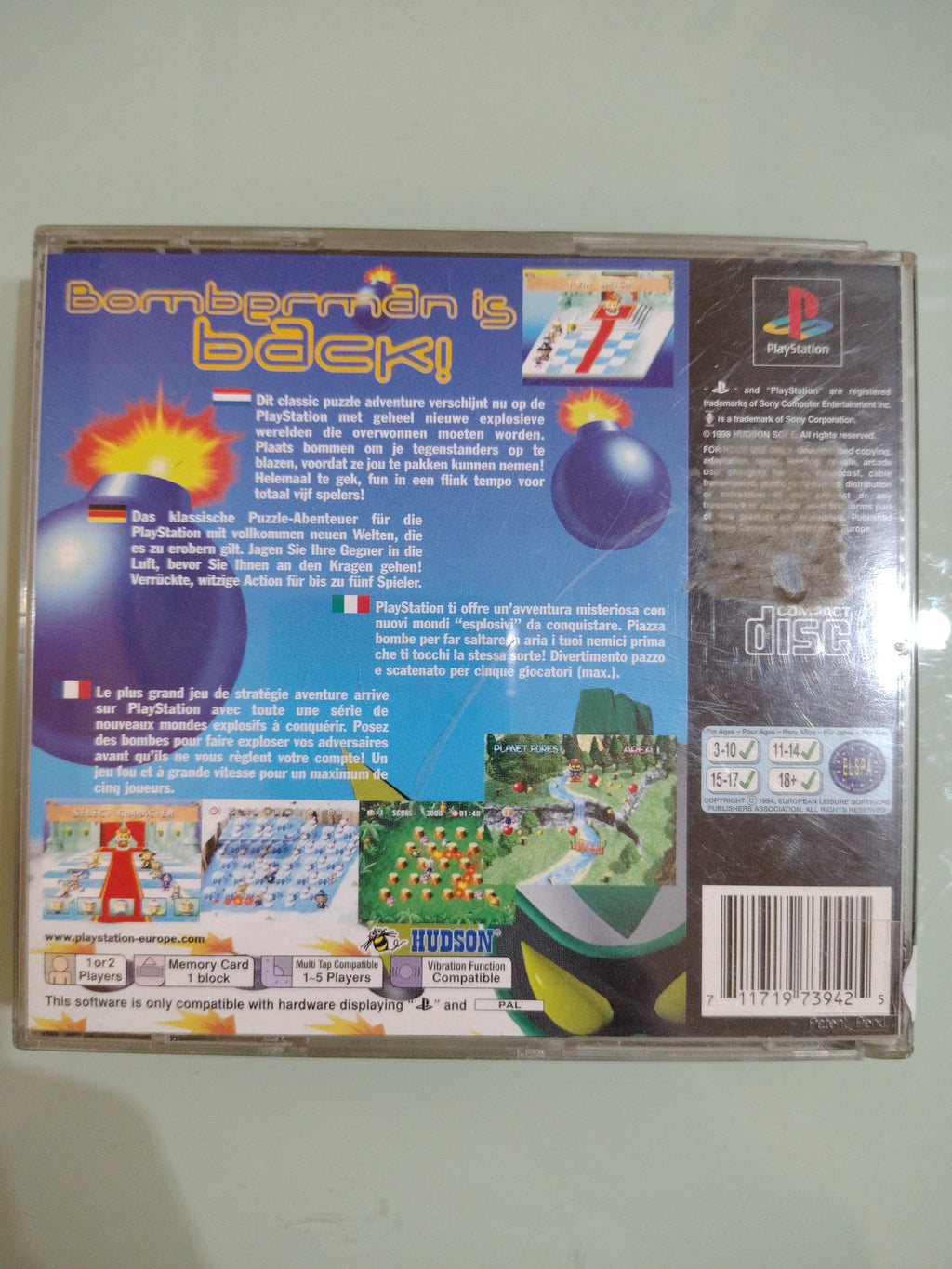 Gioco Playstation 1 - BOMBERMAN WORLD PAL ita multi