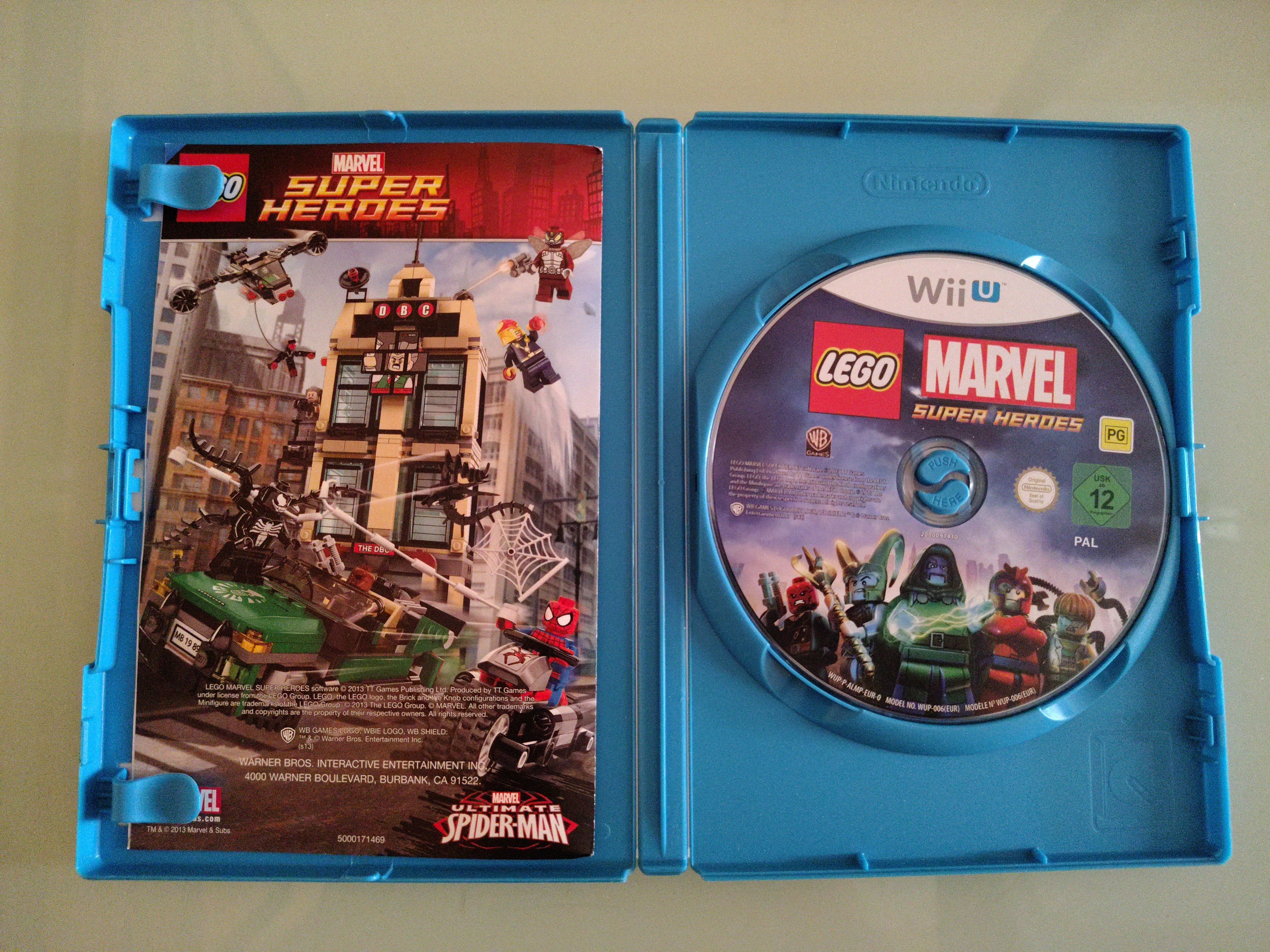 LEGO MARVEL SUPER HEROES NINTENDO Wii u