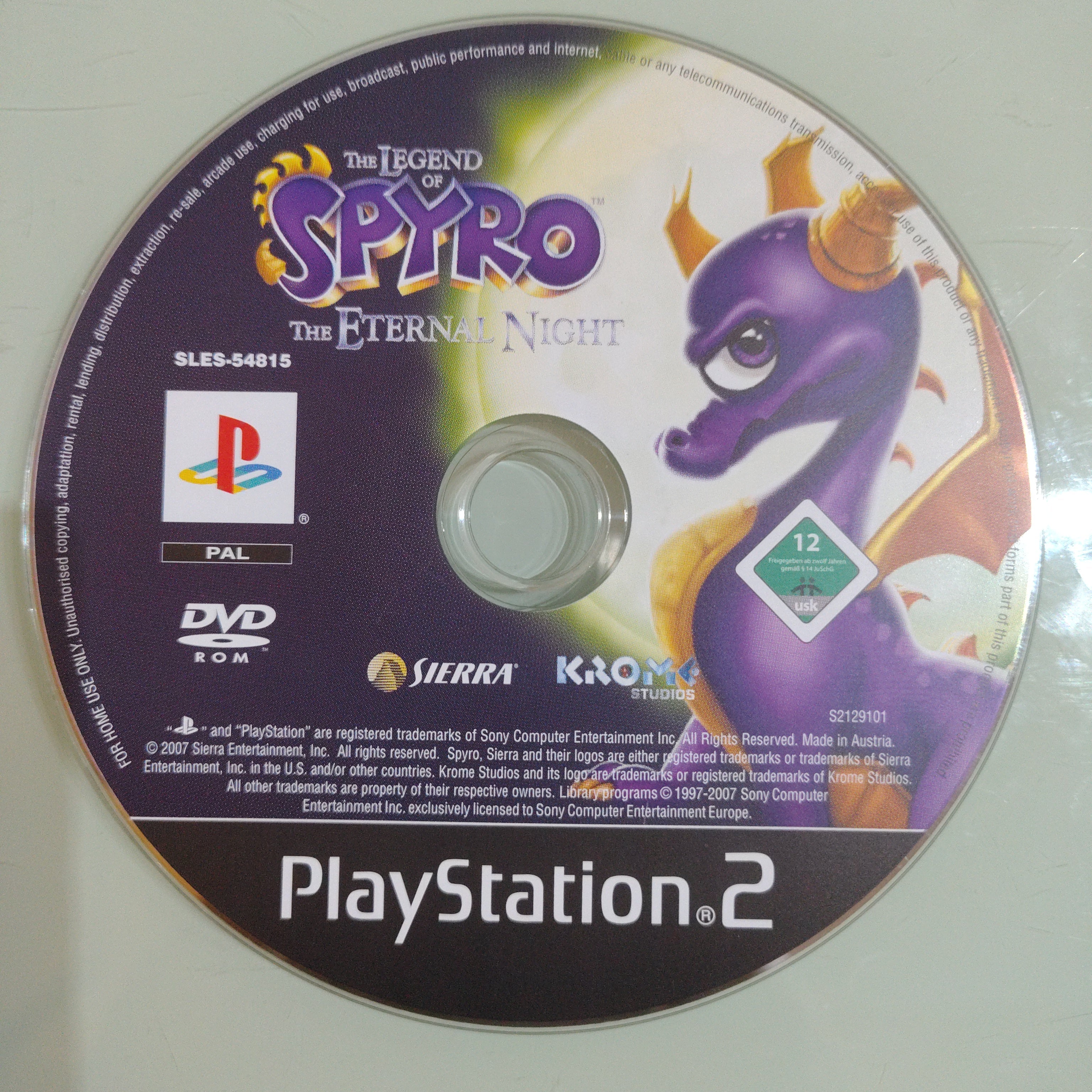 THE LEGEND OF SPYRO THE ETERNAL NIGHT pal