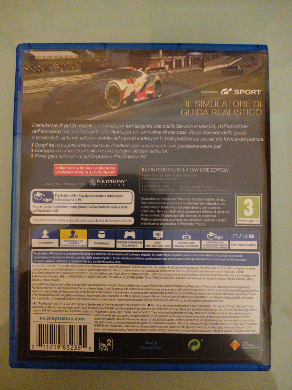 GRAN TURISMO SPORT DAY ONE EDITION