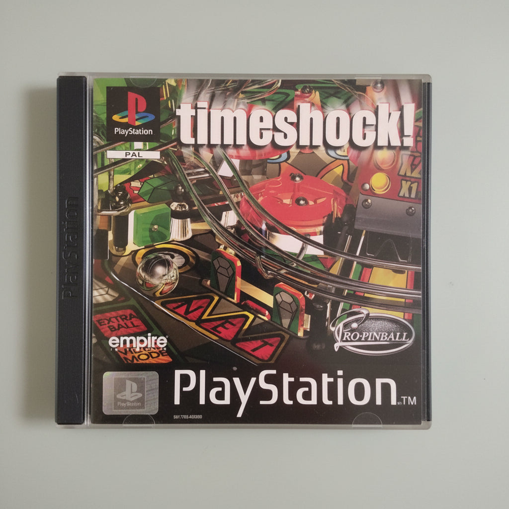 Timeshock Pro Pinball Sony PlayStation 1 Ps1  Action Arcade Game