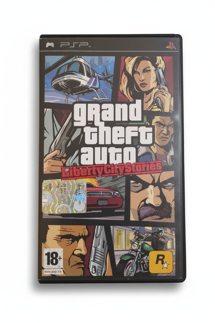Grand Theft Auto Liberty City Stories PSP Sony Playstation PAL ITA gioco mappa