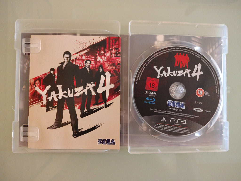 PS3 YAKUZA 4 PLAYSTATION 3 PAL ITALIANO COMPLETO DISCO COME NUOVO