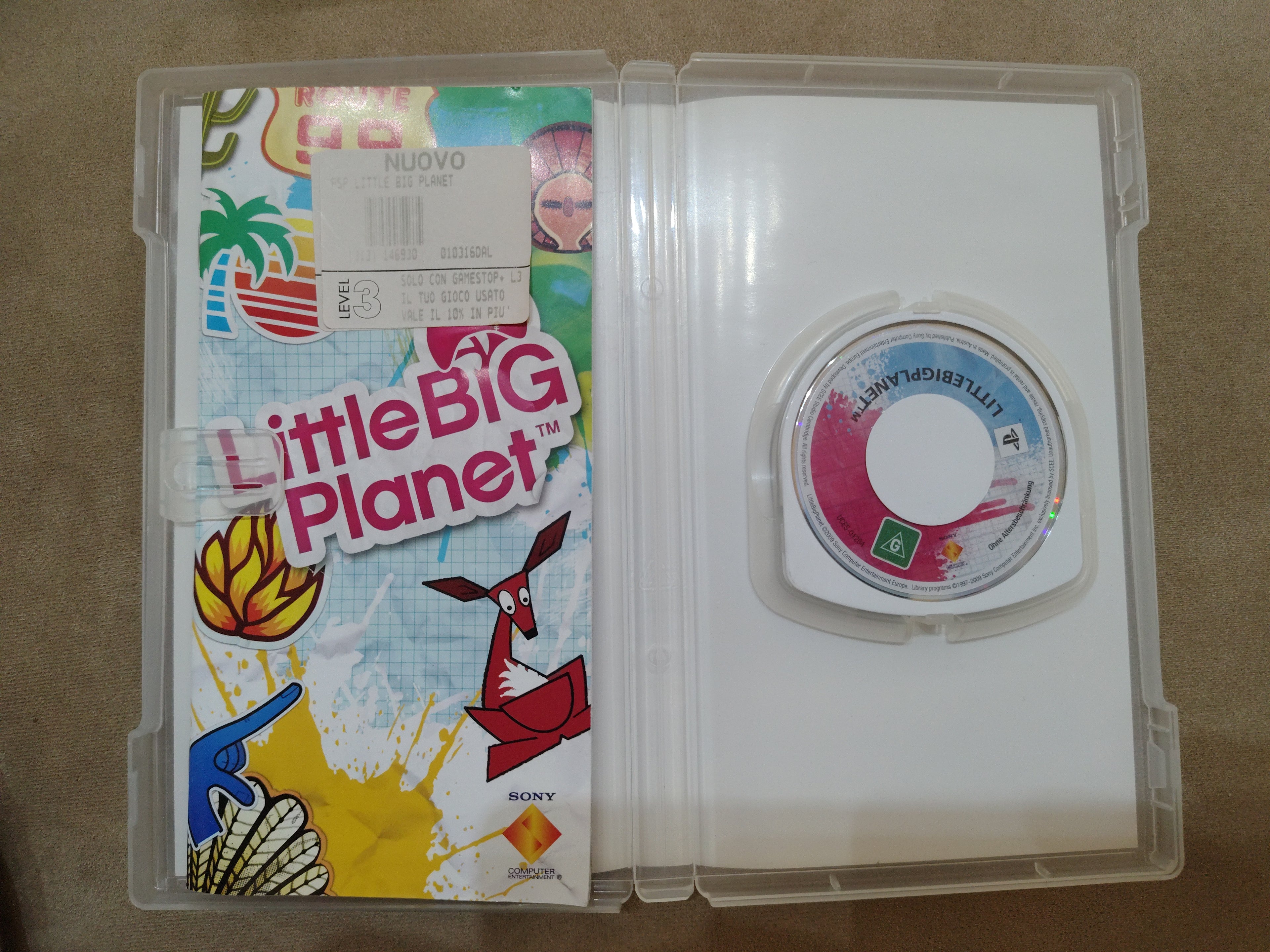 PSP LITTLE BIG PLANET PAL ITALIANO