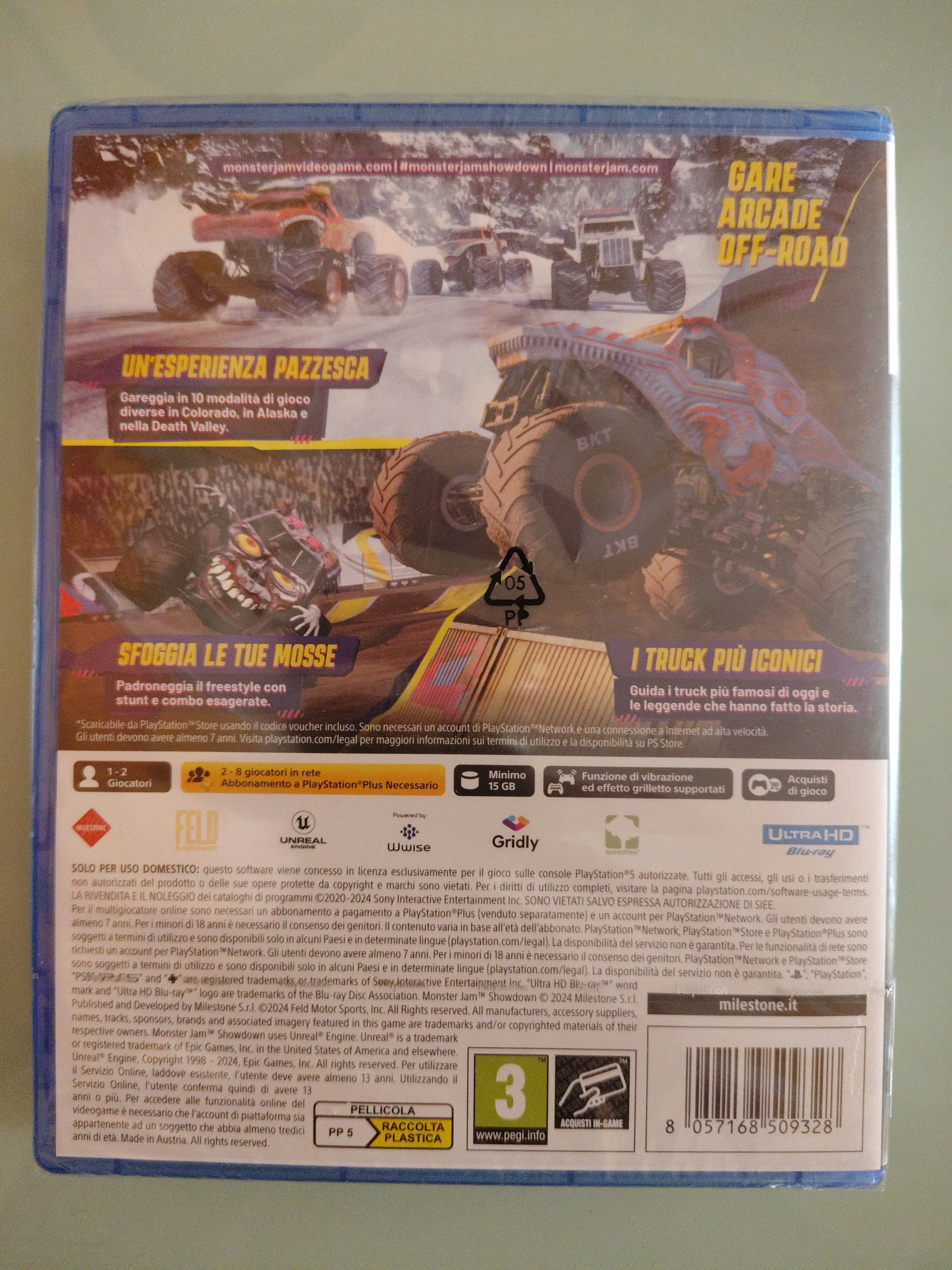 Monster Jam Showdown  Day One Edition  NUOVO SIGILLATO ITA