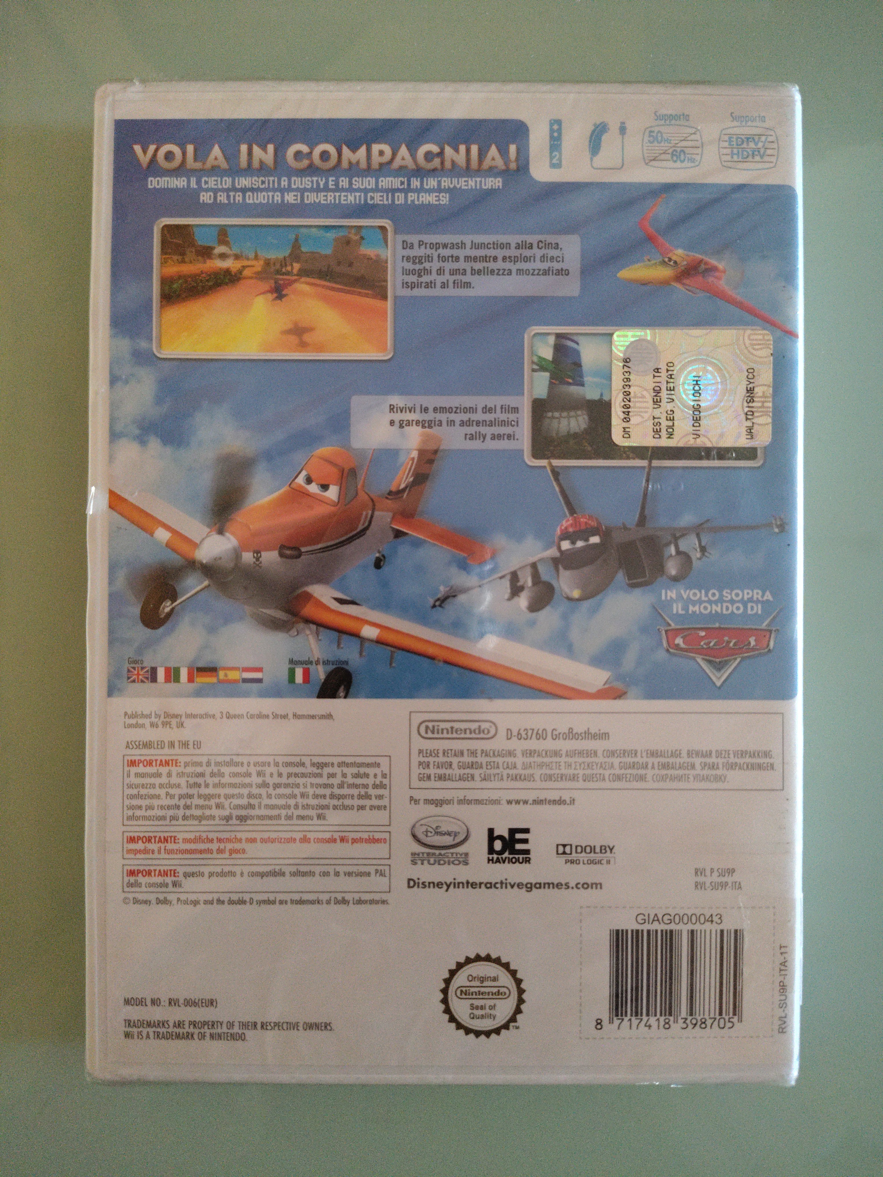 DISNEY PLANES nuovo sigillato