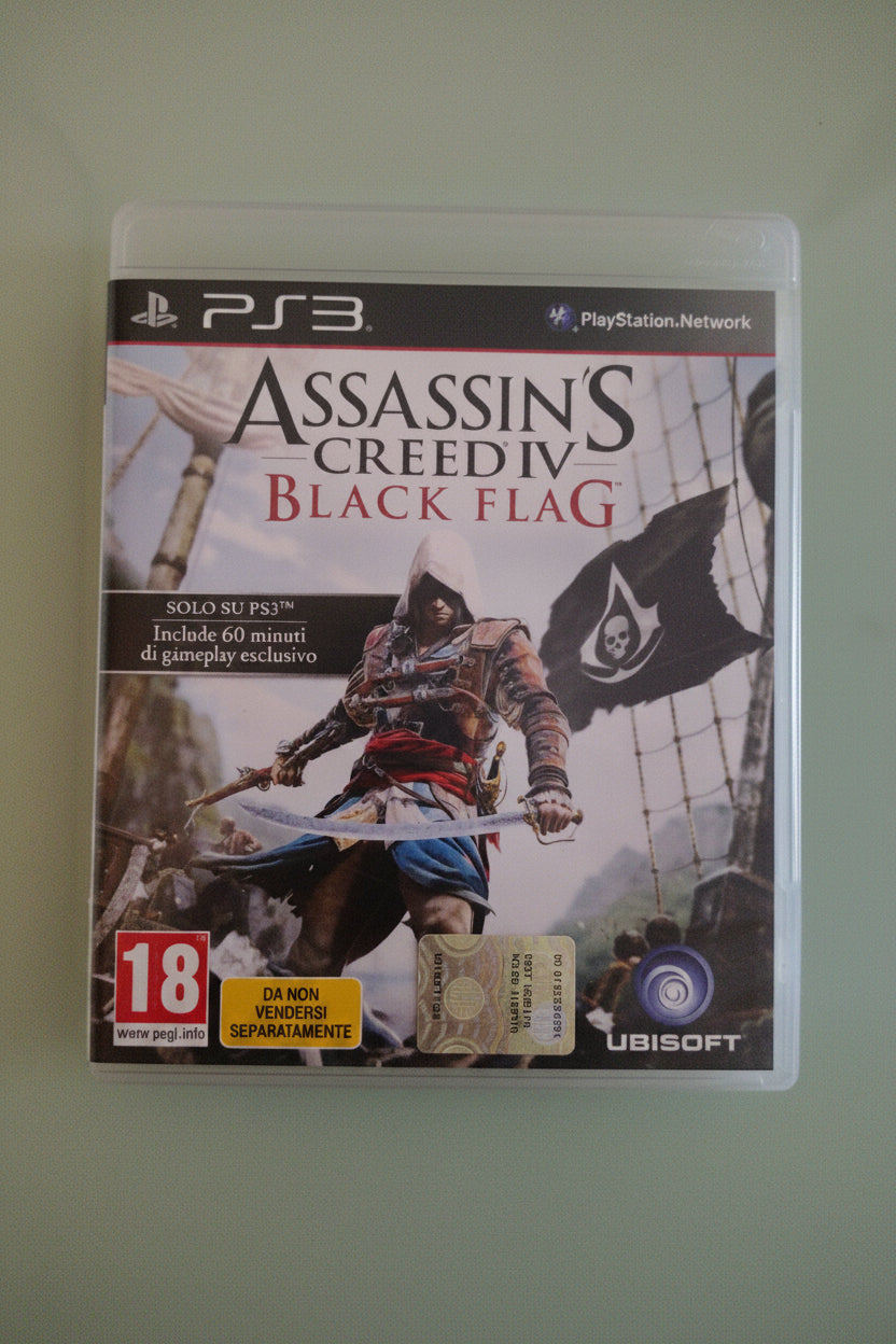 ASSASSIN'S CREED IV BLACK FLAG SONY  PLAYSTATION 3 GIOCO VIDEOGIOCO UBISOFT