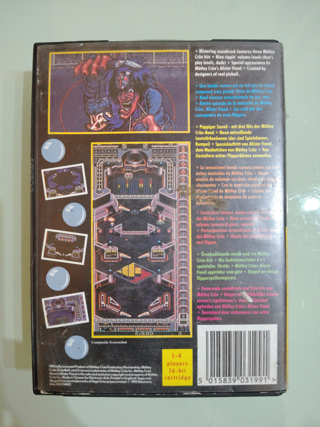 Crue Ball - Sega Megadrive MD - PAL
