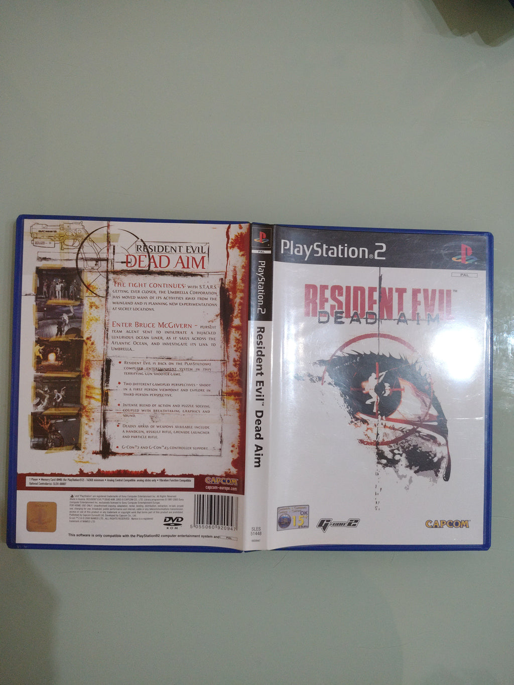 Resident Evil Dead Aim - Sony PS2 PlayStation 2 Pal Italiano Completo Manuale