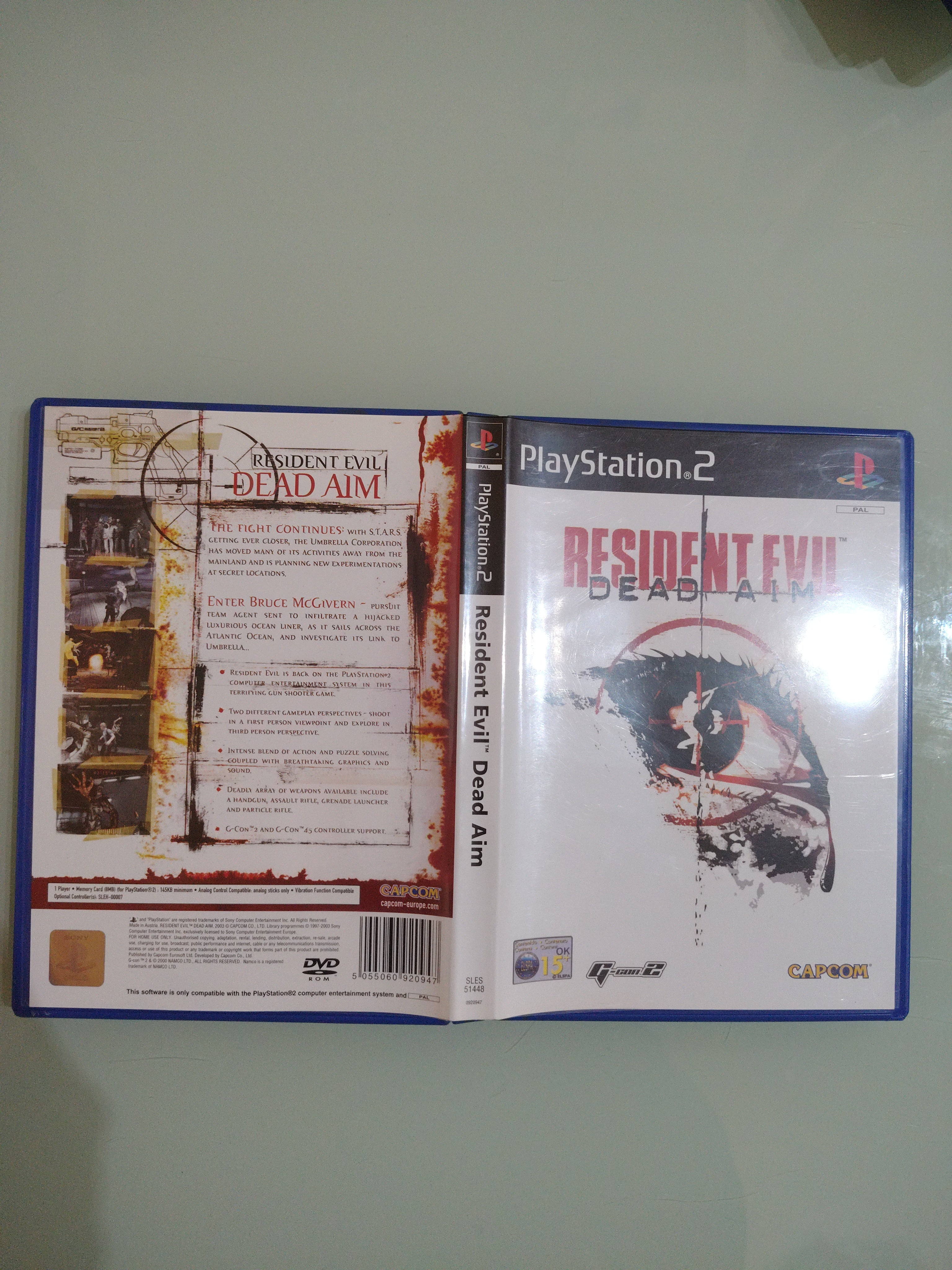 Resident Evil Dead Aim - Sony PS2 PlayStation 2 Pal Italiano Completo Manuale
