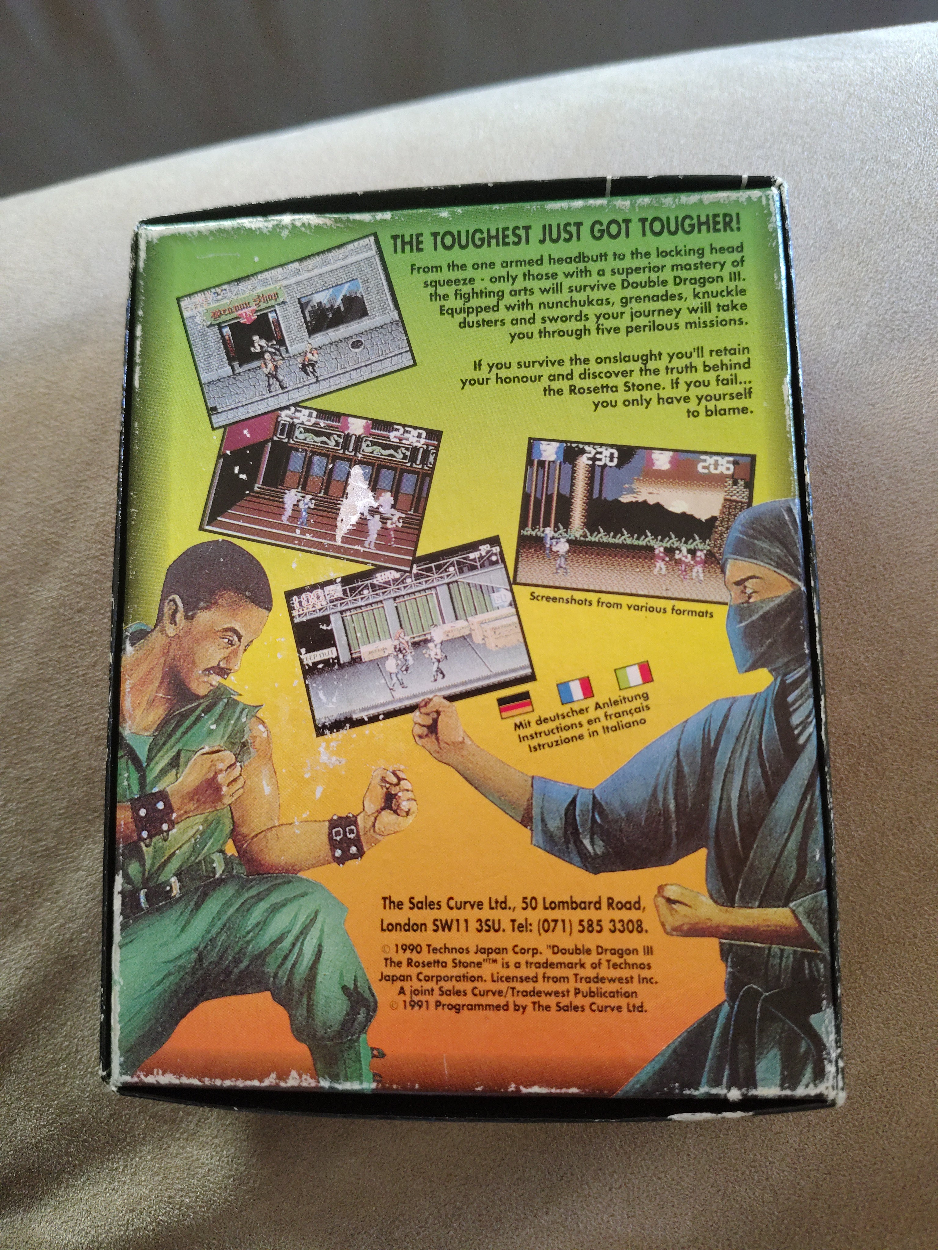 Gioco Commodore Amiga in scatola originale ~ Double Dragon III by Storm