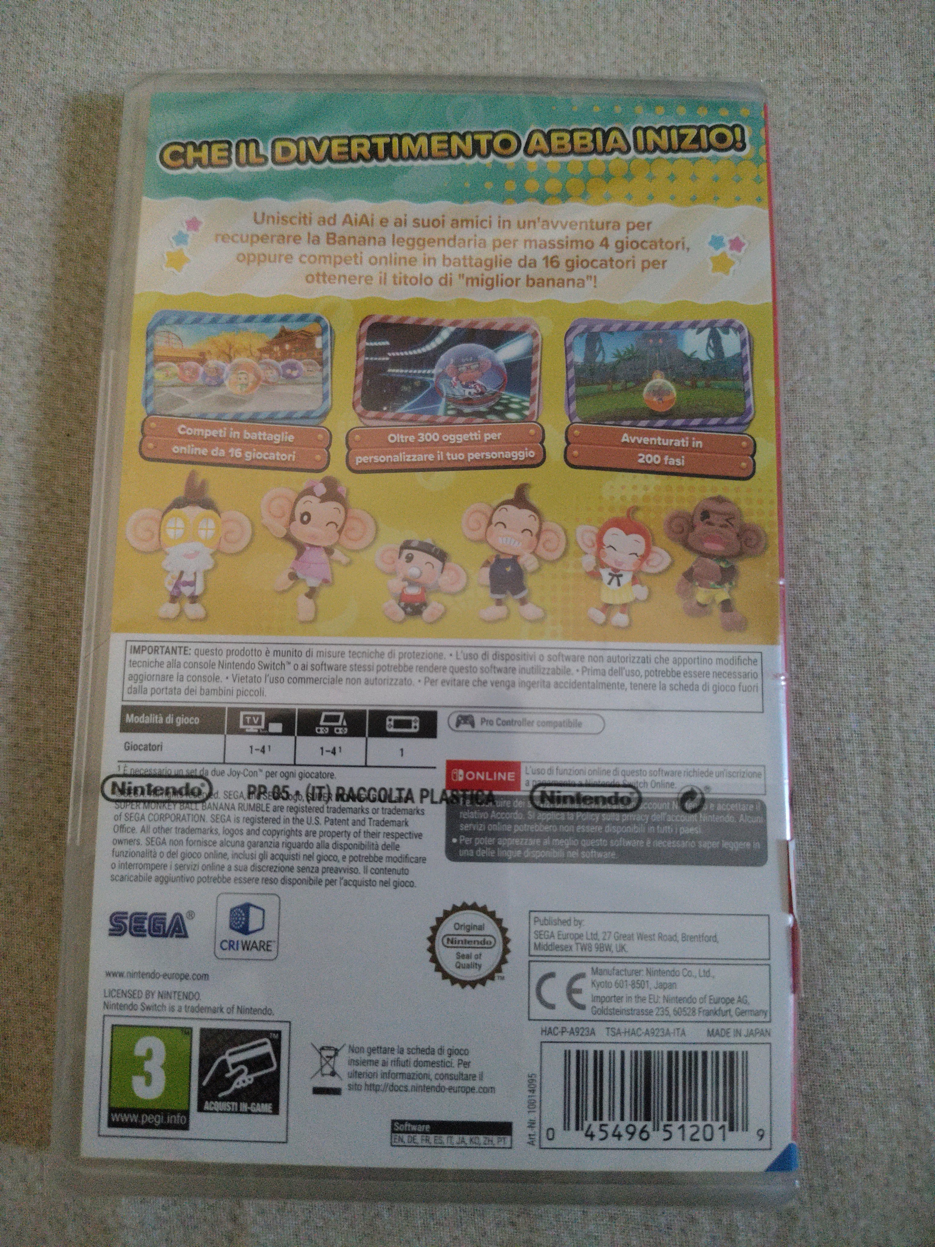 Super Monkey Ball Banana Rumble  3+