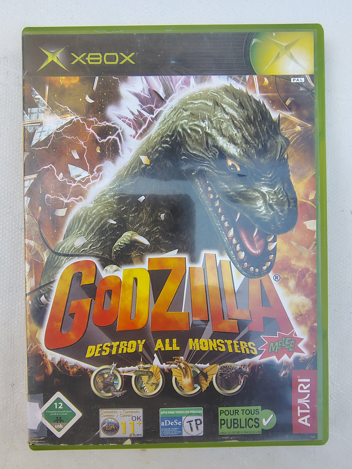 GODZILLA DESTROY ALL MONSTERS MELEE