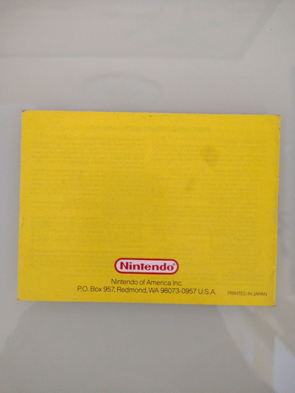 Dr. Mario  Autentico Nintendo Game Boy solo manuale originale
