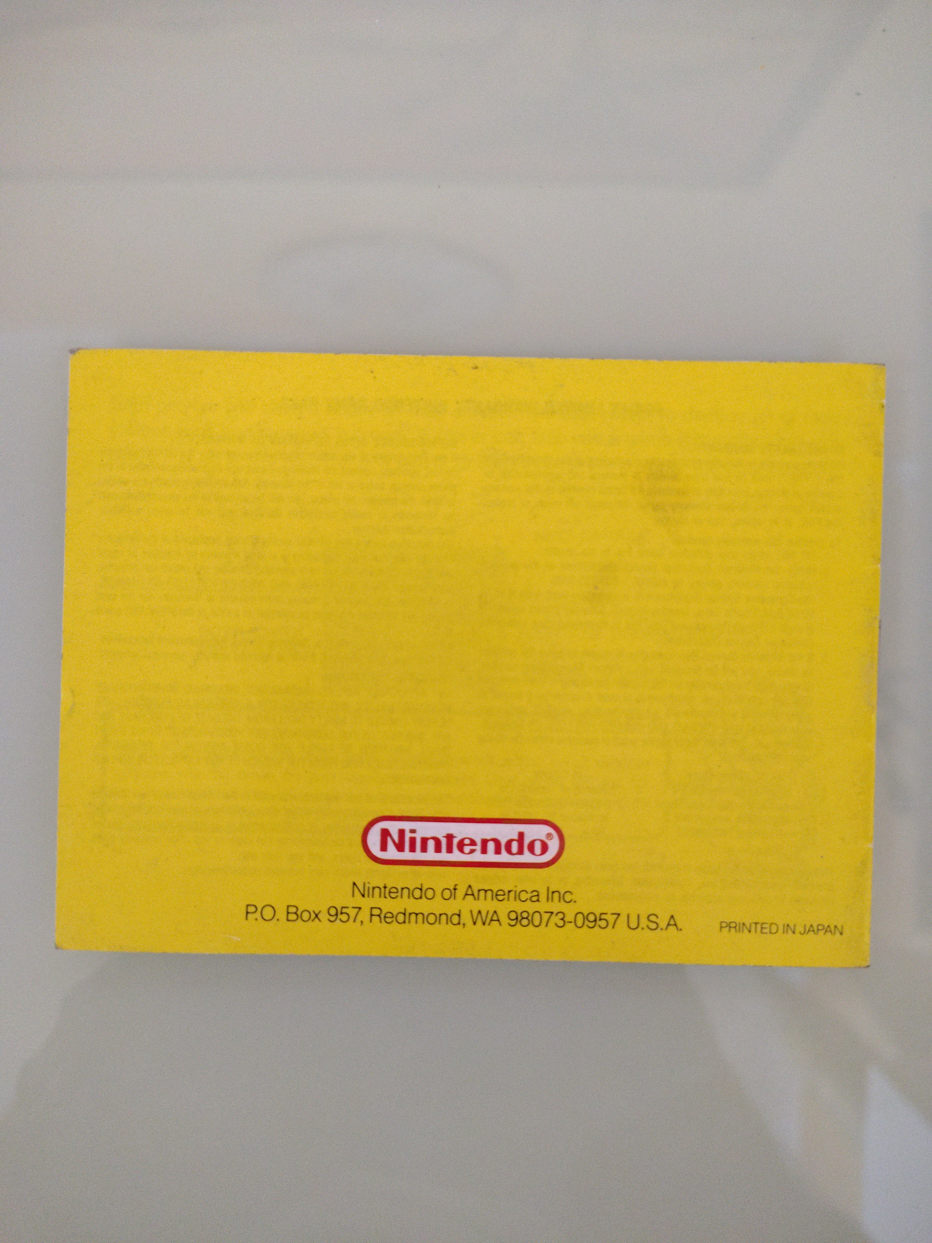 Dr. Mario  Autentico Nintendo Game Boy solo manuale originale