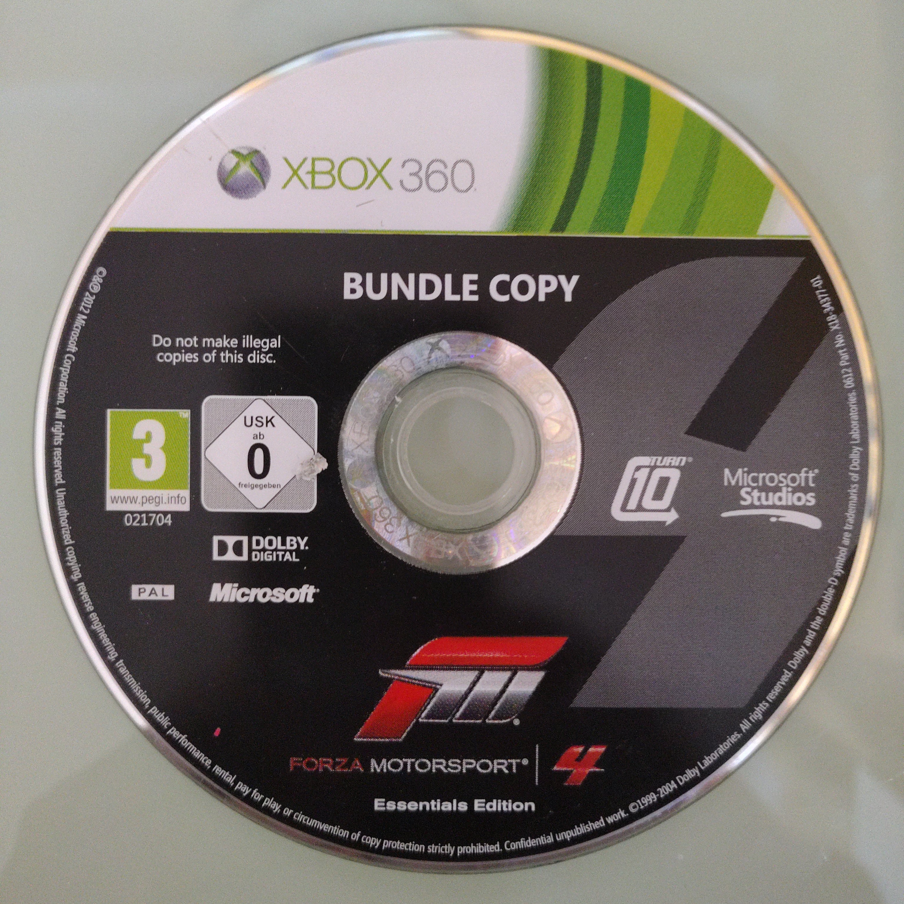 *SOLO DISCO* Forza Motorsport 4 Essentials Edition Racing ( solo disco)
