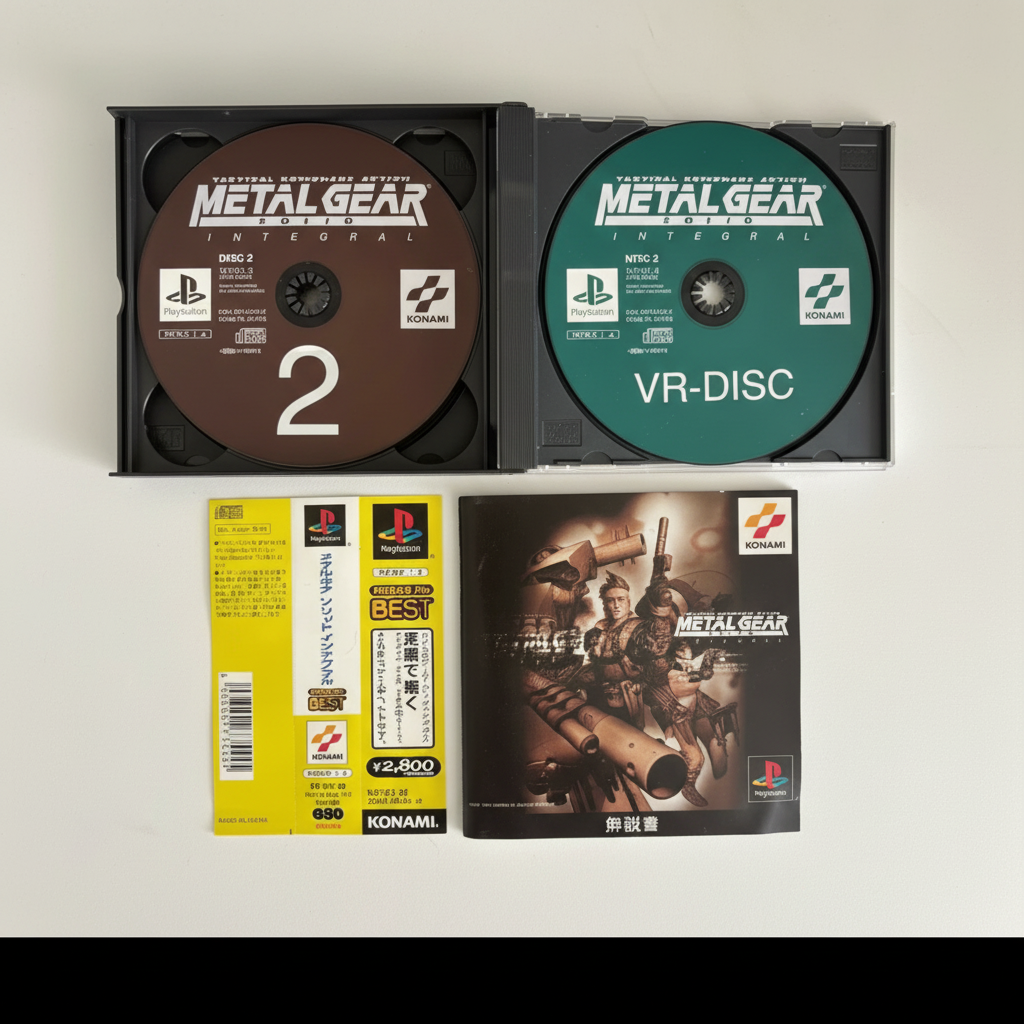 Metal Gear Solid Integral PS1 KONAMI Sony Playstation dal Giappone