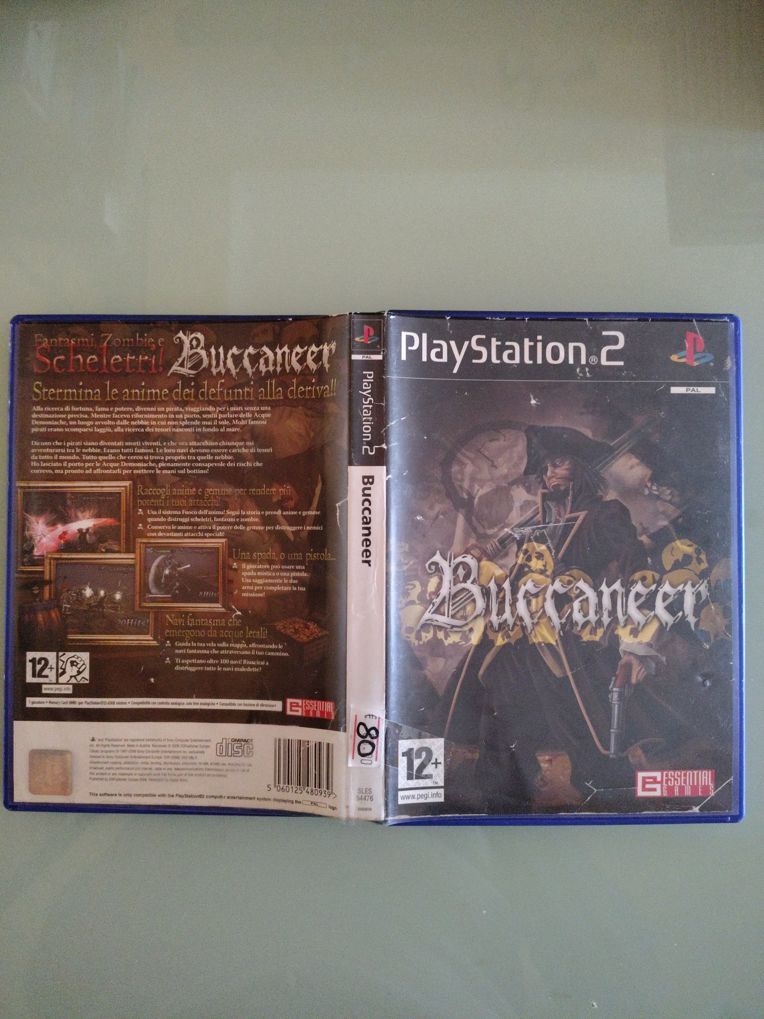 Buccaneer Ps2 Videogioco Raro PAL ITA