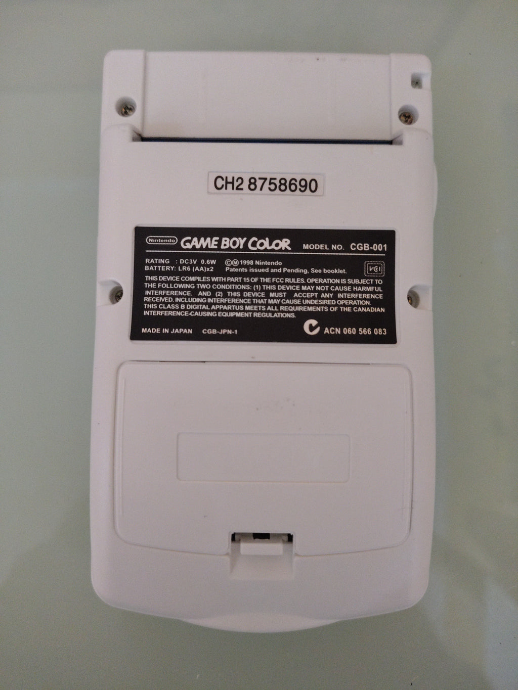 game boy color bianco ( custom )