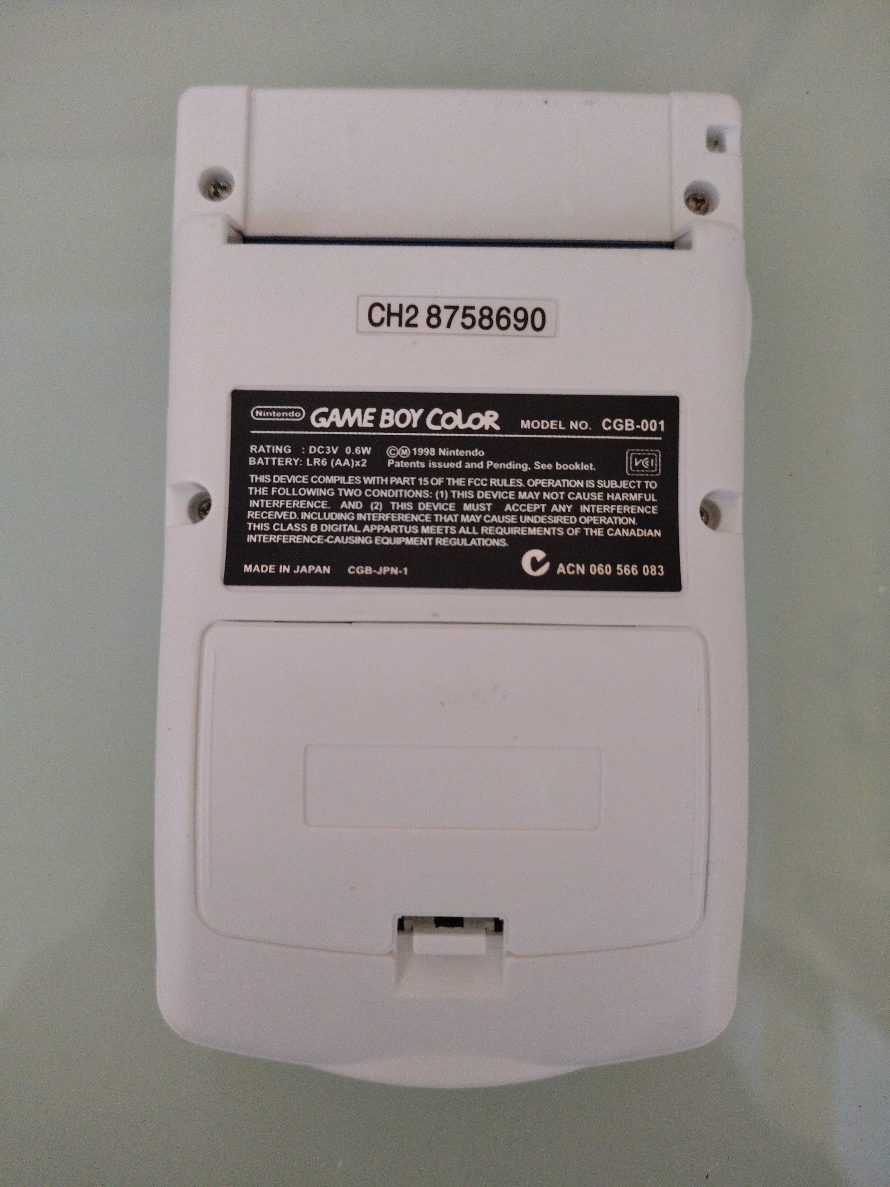 game boy color bianco ( custom )