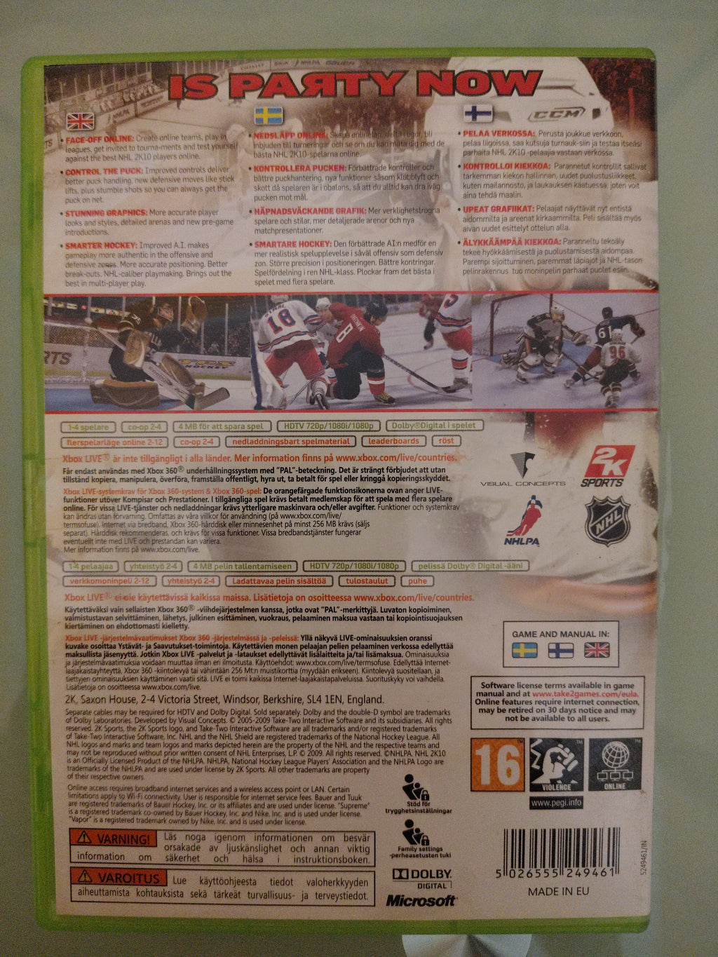 NHL 2K10 pal