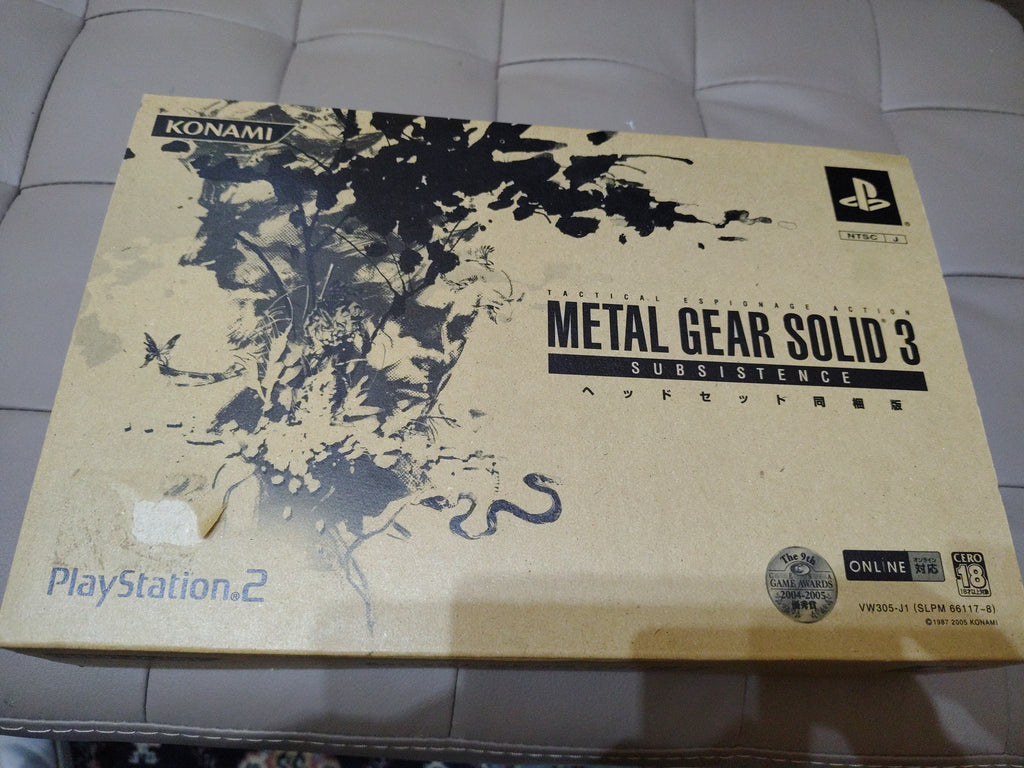 METAL GEAR SOLID 3 SUBSISTENCE COLLECTOR PS2 JAP