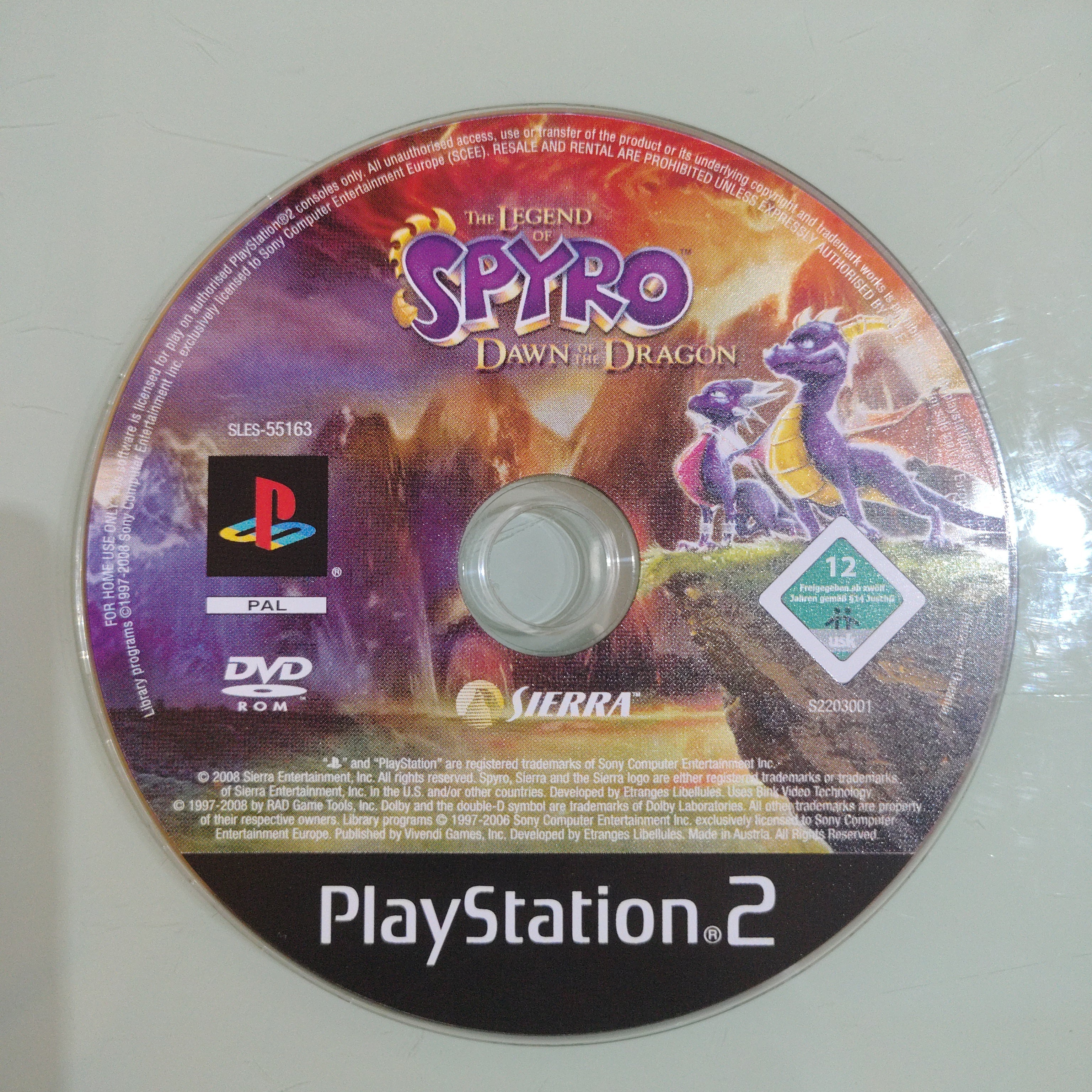 The Legend of Spyro pal