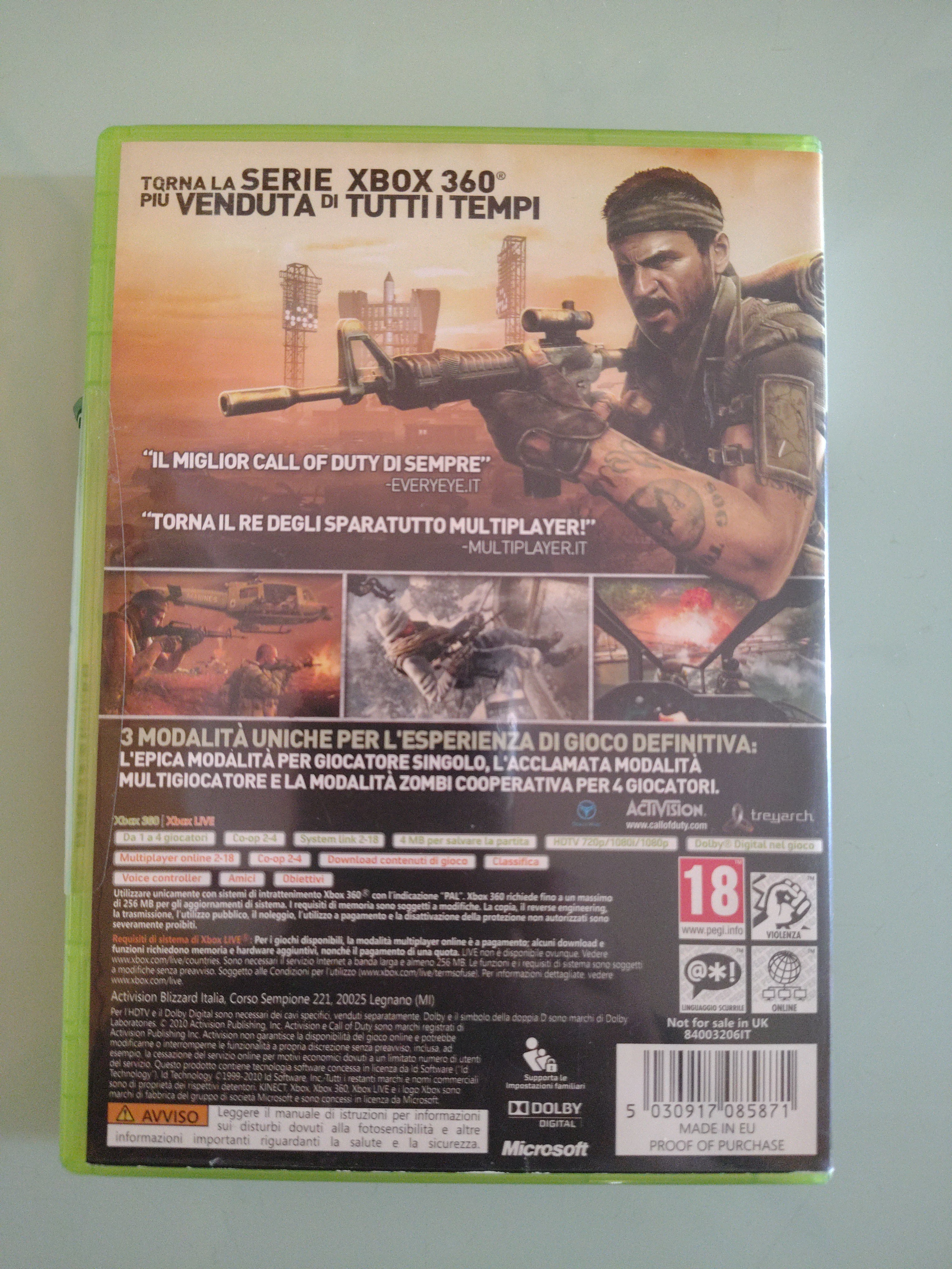 Call of duty black ops PAL ita