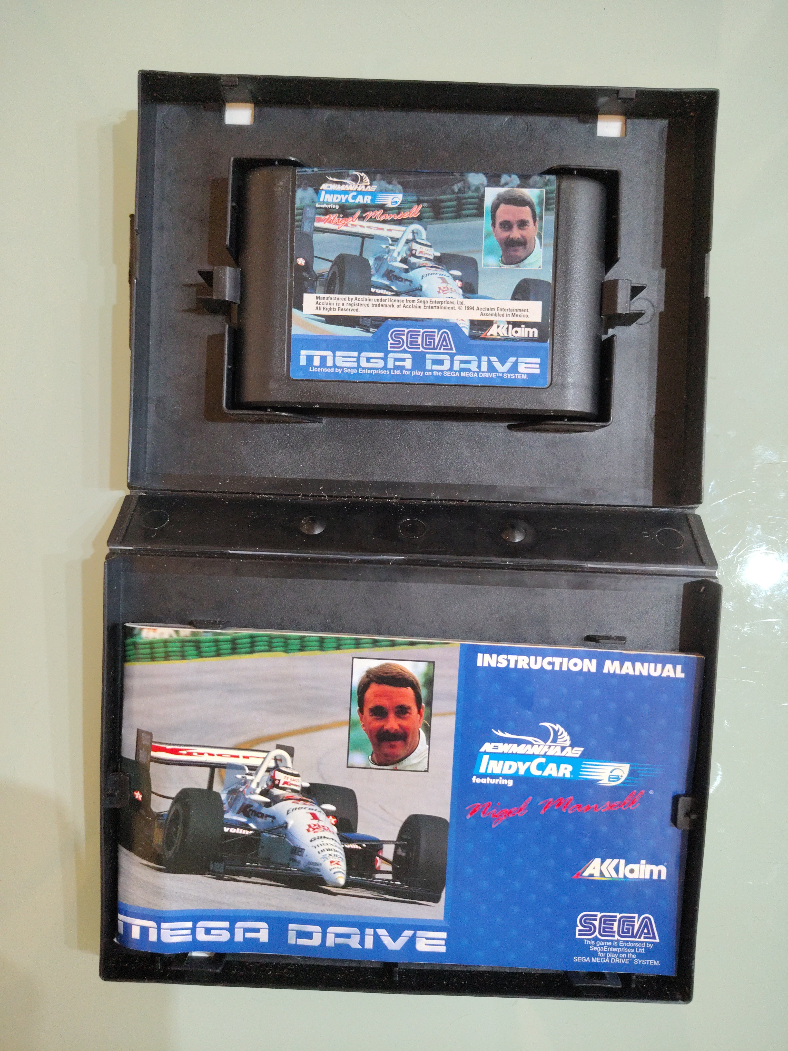 INDY CAR NIGEL MANSELL, SEGA MEGADRIVE