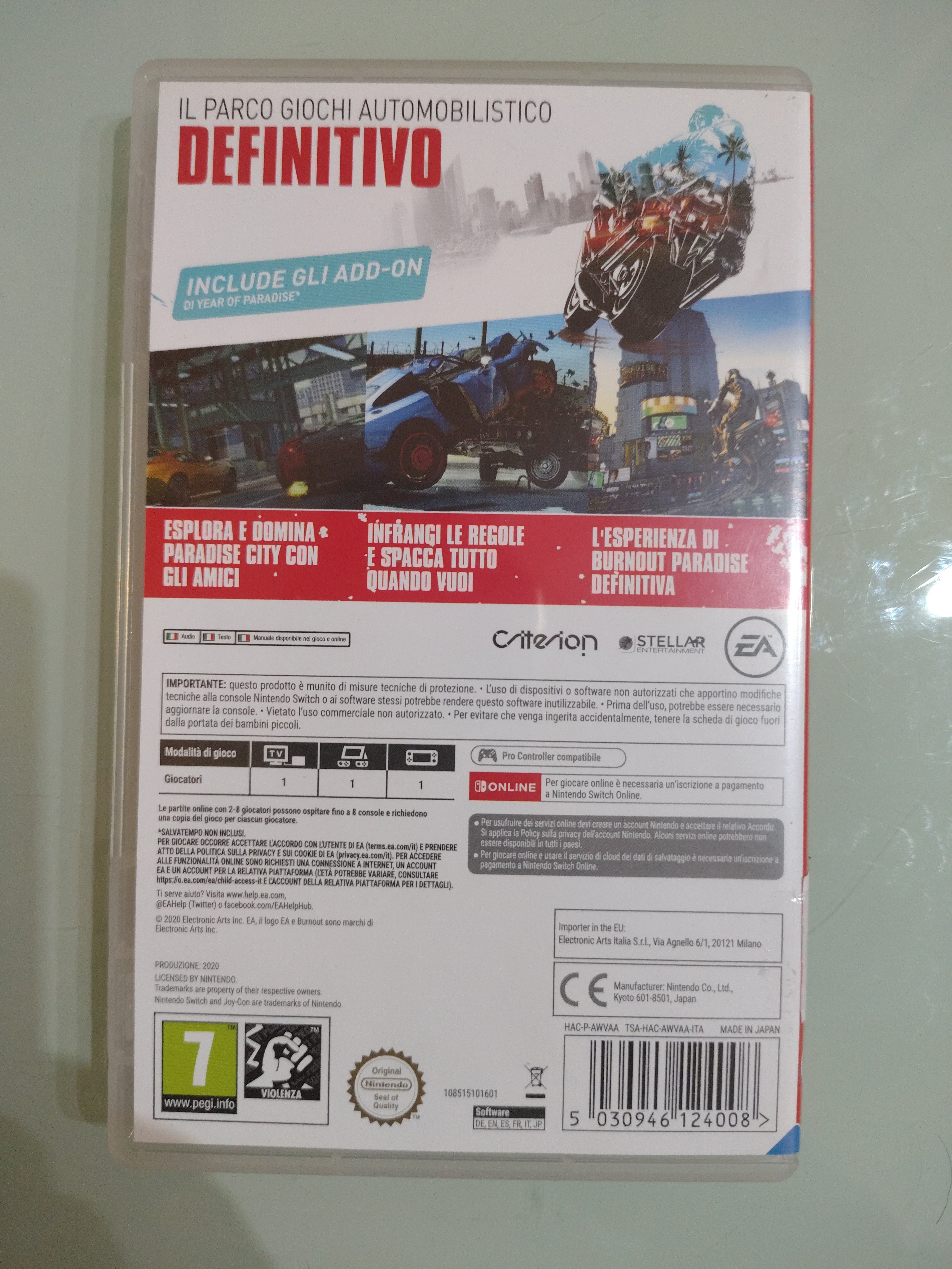 Burnout Paradise Remastered (Nintendo Switch