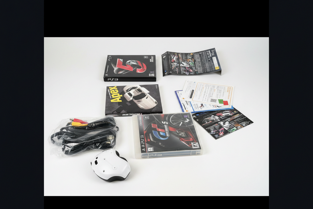 PlayStation3 PS3 GRAN TURISMO5 RACING PACK modello blu titanio CECH-2500A con sc