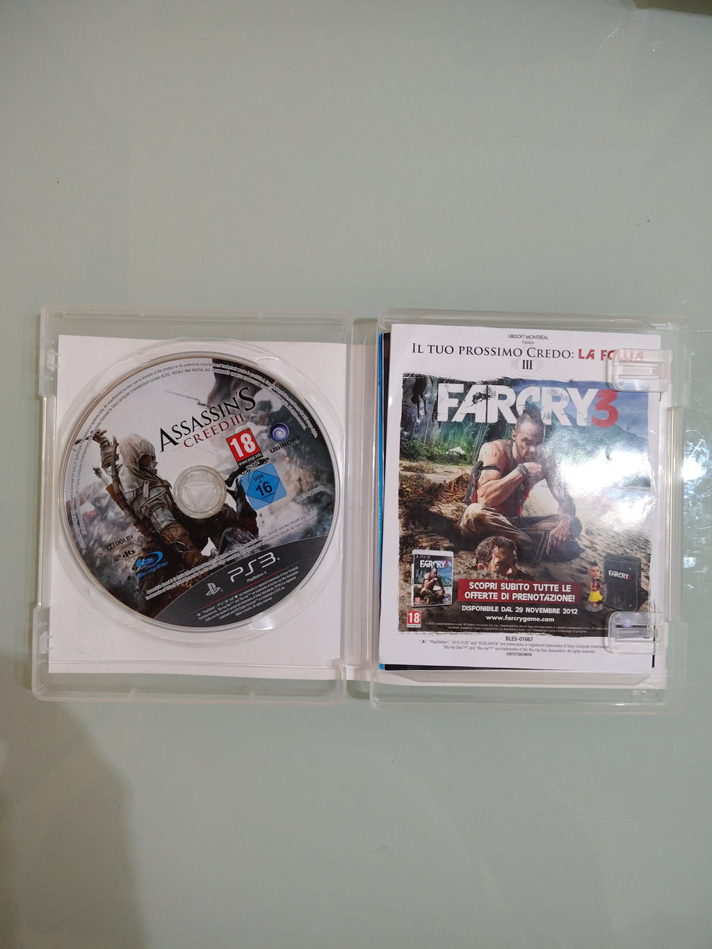 Assassin's Creed III  Sony Playstation 3 PAL ITA gioco usato COMPLETO