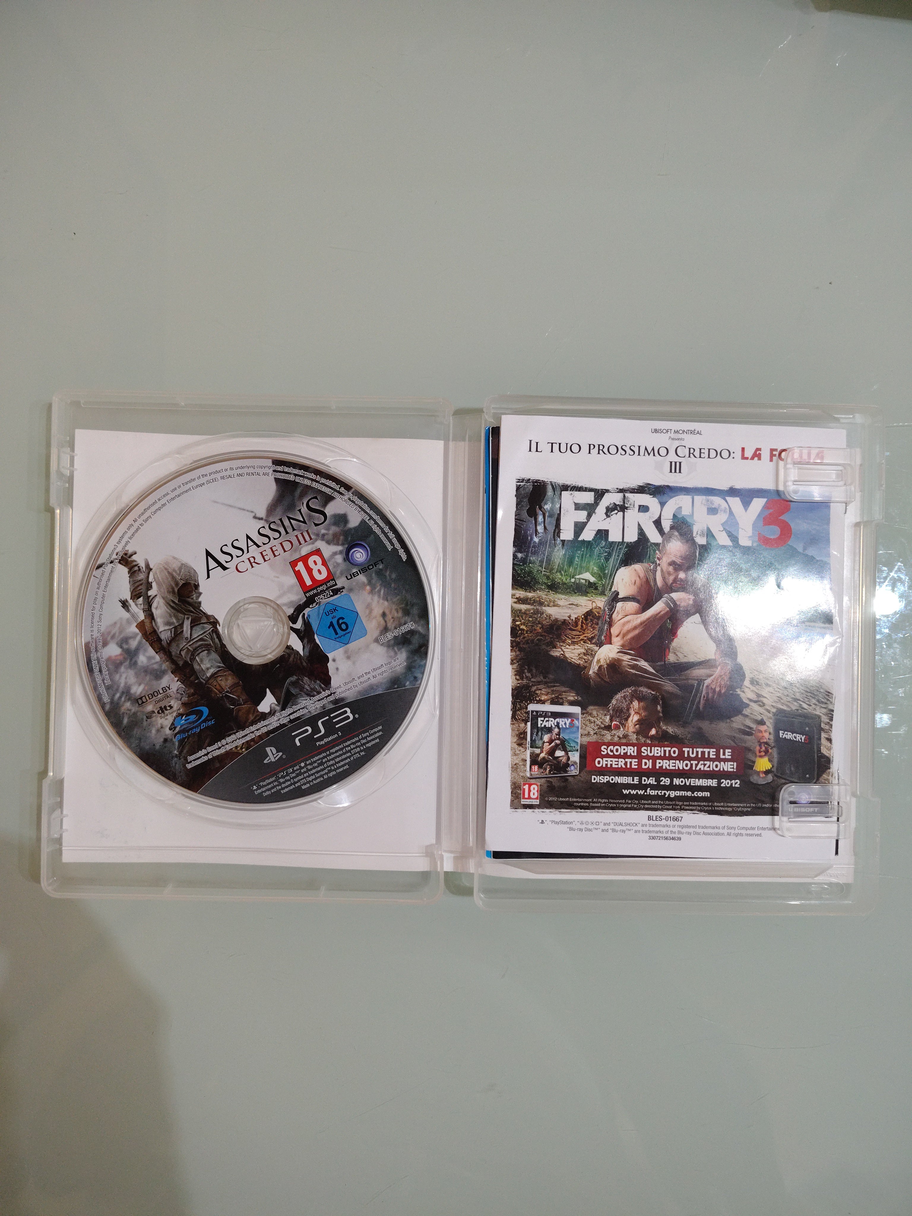 Assassin's Creed III  Sony Playstation 3 PAL ITA gioco usato COMPLETO