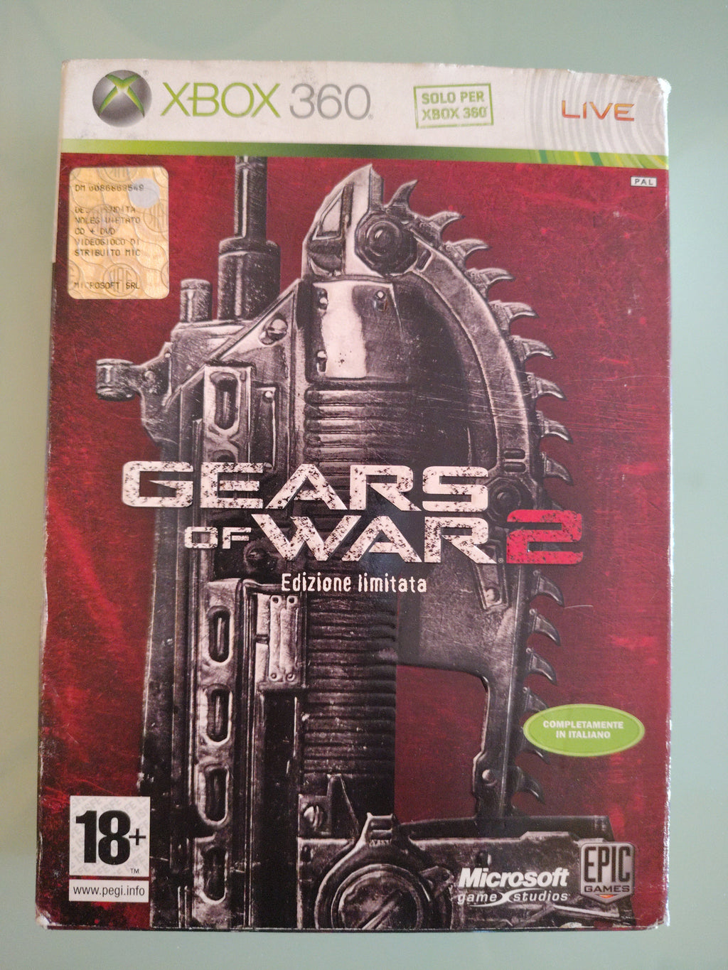 Gears of War 2 Edizione Limitata XBOX 360 Microsoft PAL ITA gioco usato COMPLETO