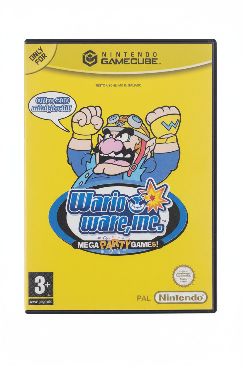 WARIOWARE INC. MEGA PARTY GAMES 🇮🇹 ITALIANO PAL 🔥 NINTENDO GAMECUBE COMPLETO