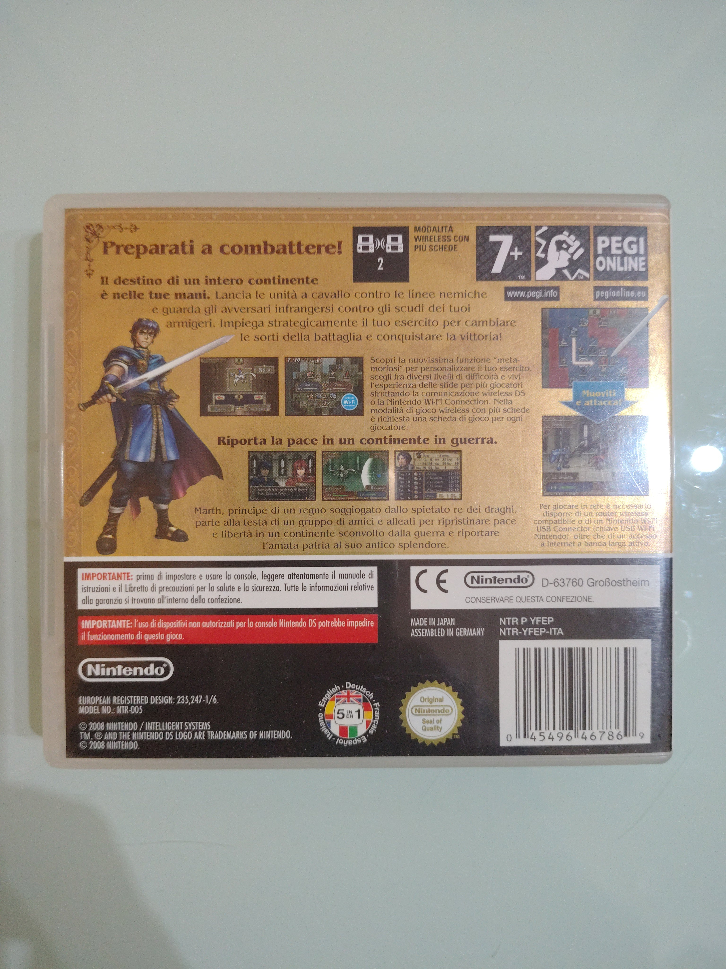 Nintendo DS Fire Emblem Shadow Dragon PAL italiano