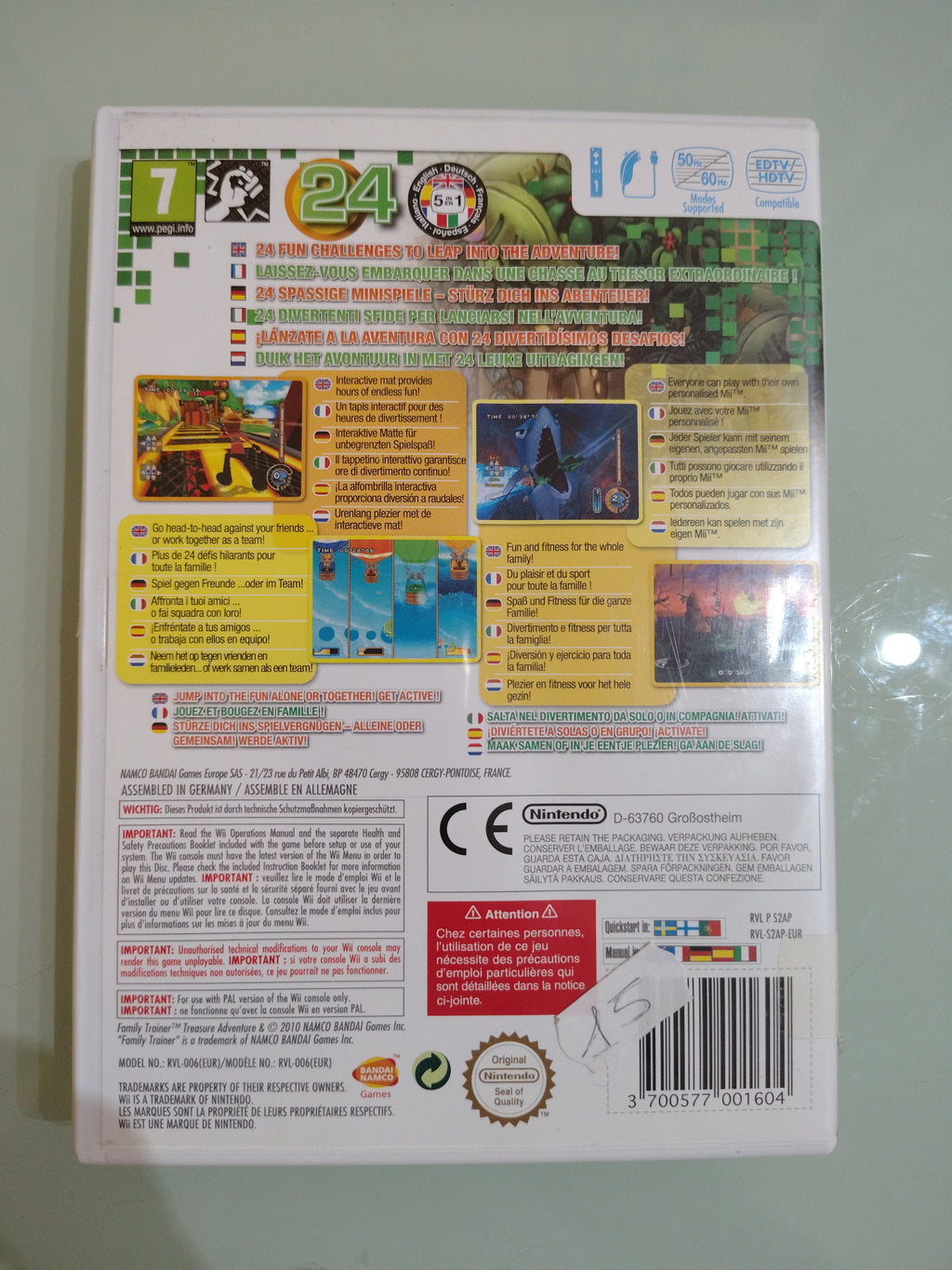 FAMILY TRAINER - TREASURE ADVENTURE per Nintendo Wii ITALIANO