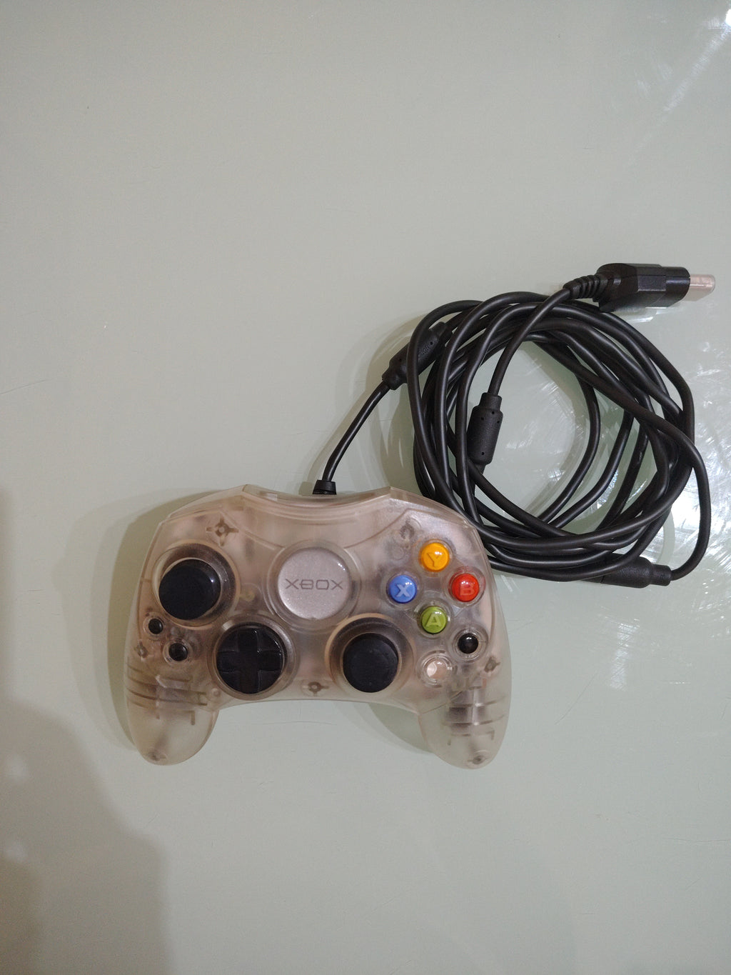 #XBOX CLASSIC MICROSOFT CRYSTAL LIMITED EDITION TRASPARENTE